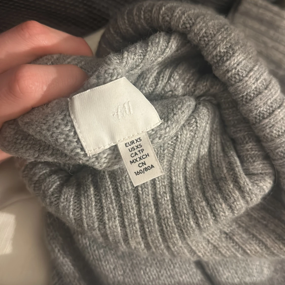 Stickad polotröja Les Alpes H&M  - 3