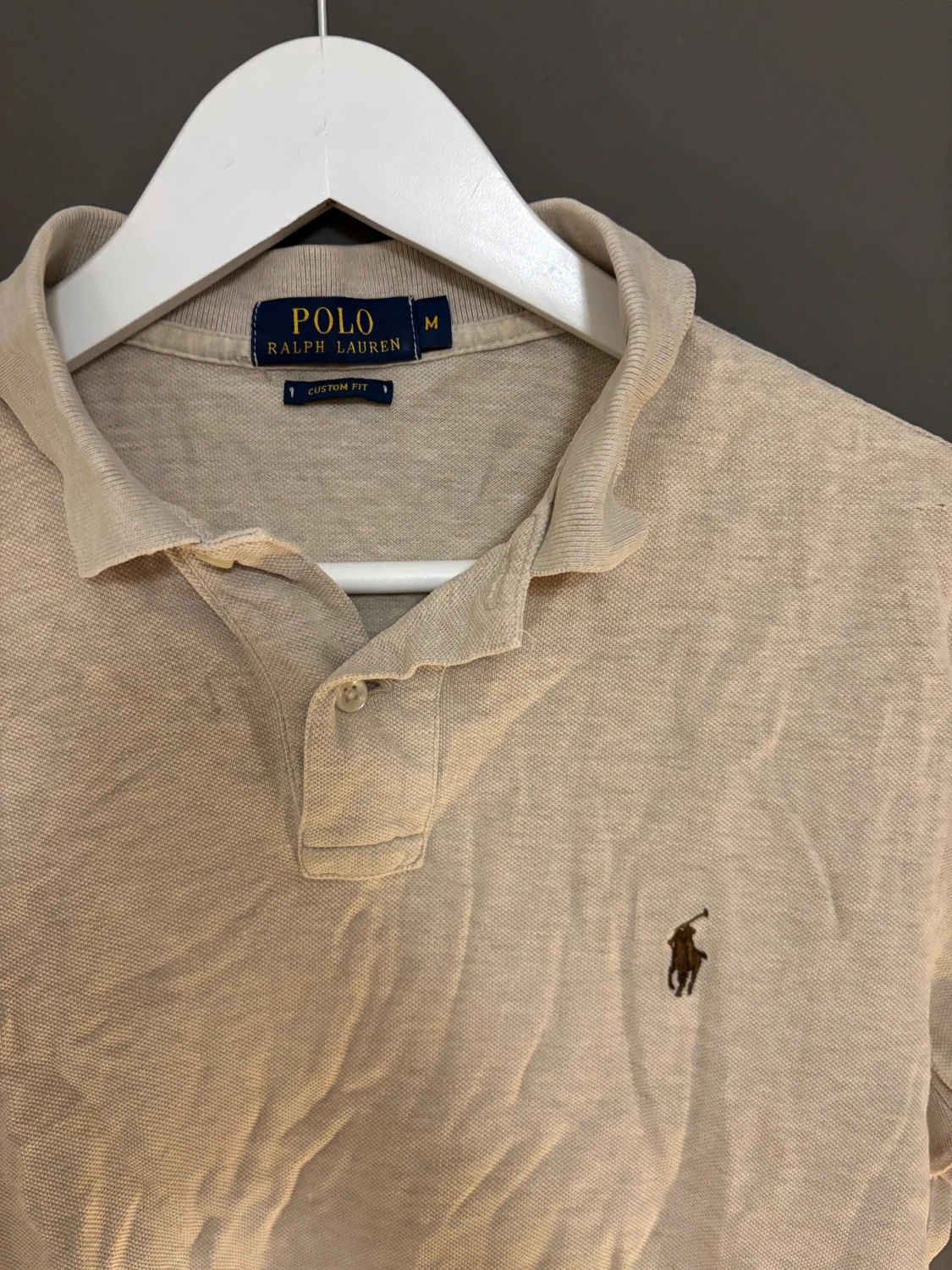Beige pikétröja från Polo Ralph Lauren - 1