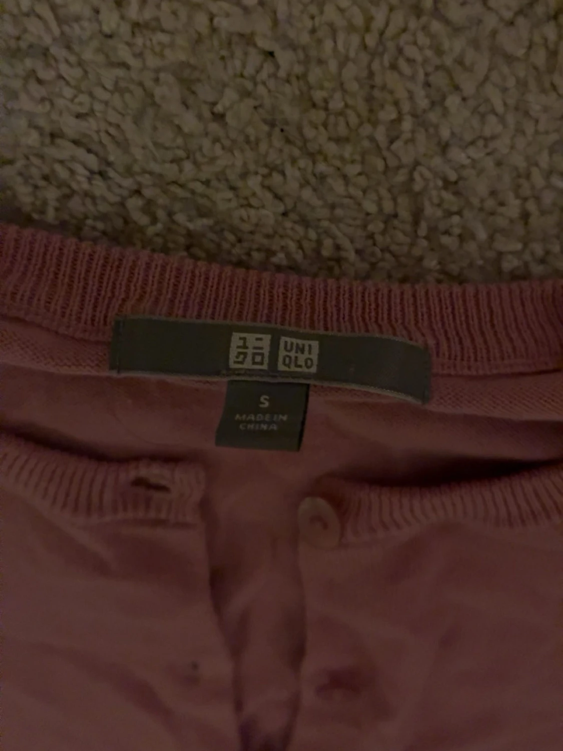 Rosa kofta från Uniqlo, storlek S - 2