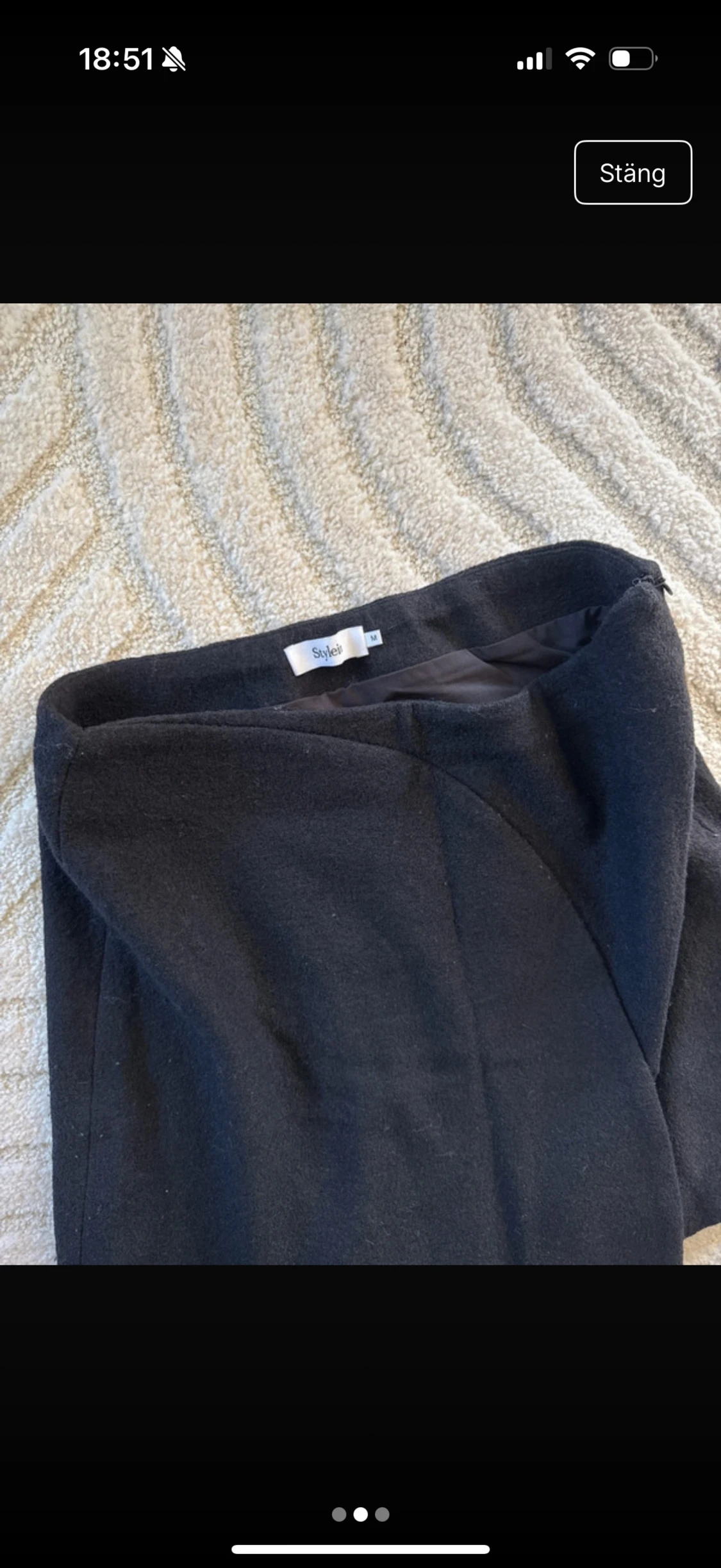 Svart omlottkjol från Stylein - 1