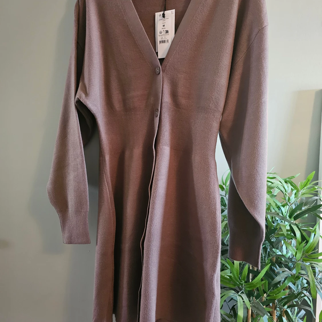 Knitted Button Down Dress - Gina Tricot