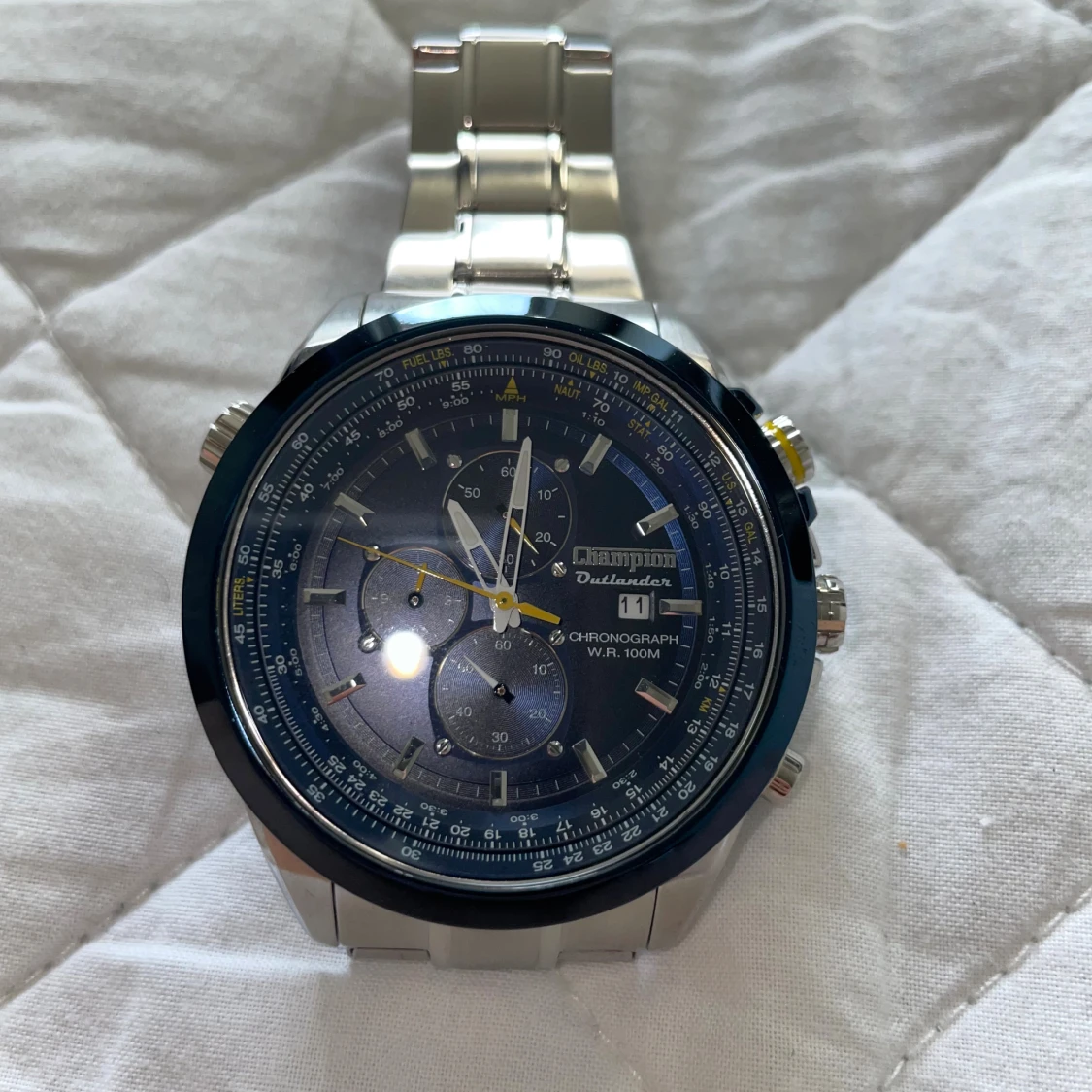 Champion Outlander blå kronografklocka - 2