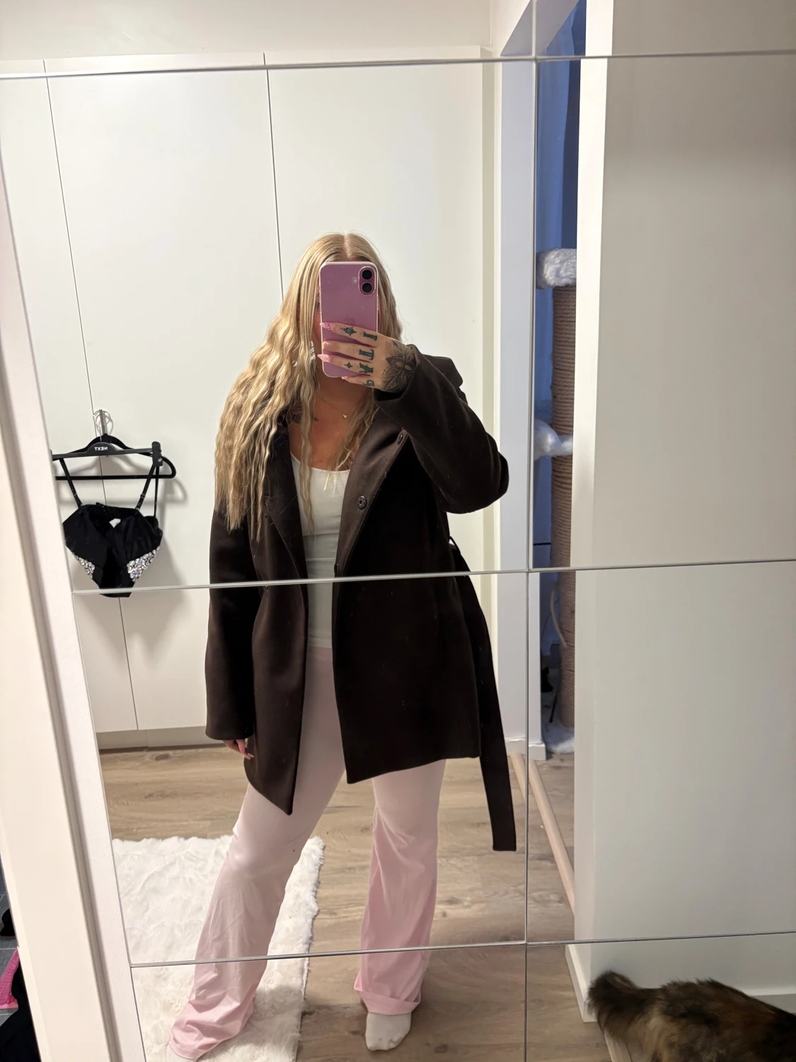 Mörk brun kappa  - 1