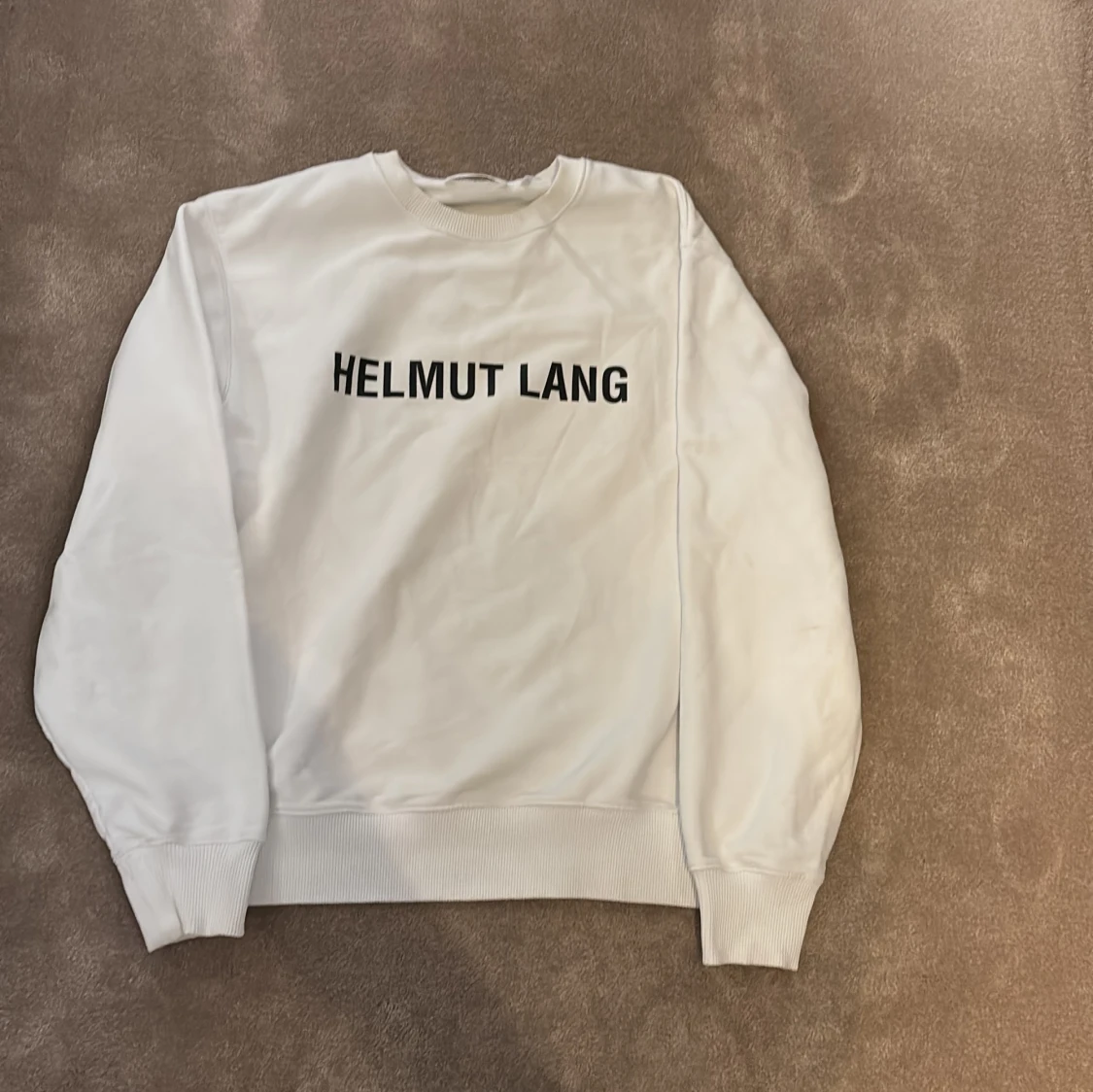 Vit sweatshirt från Helmut Lang