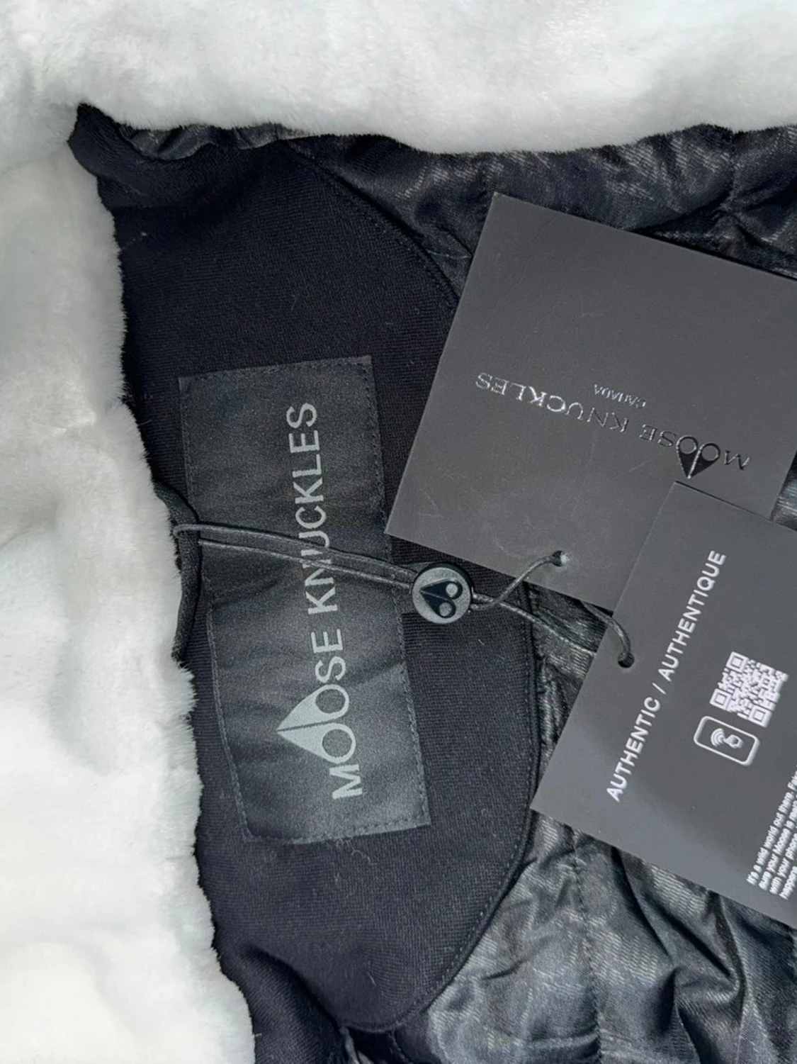 Svart Moose knuckles bunny  - 2