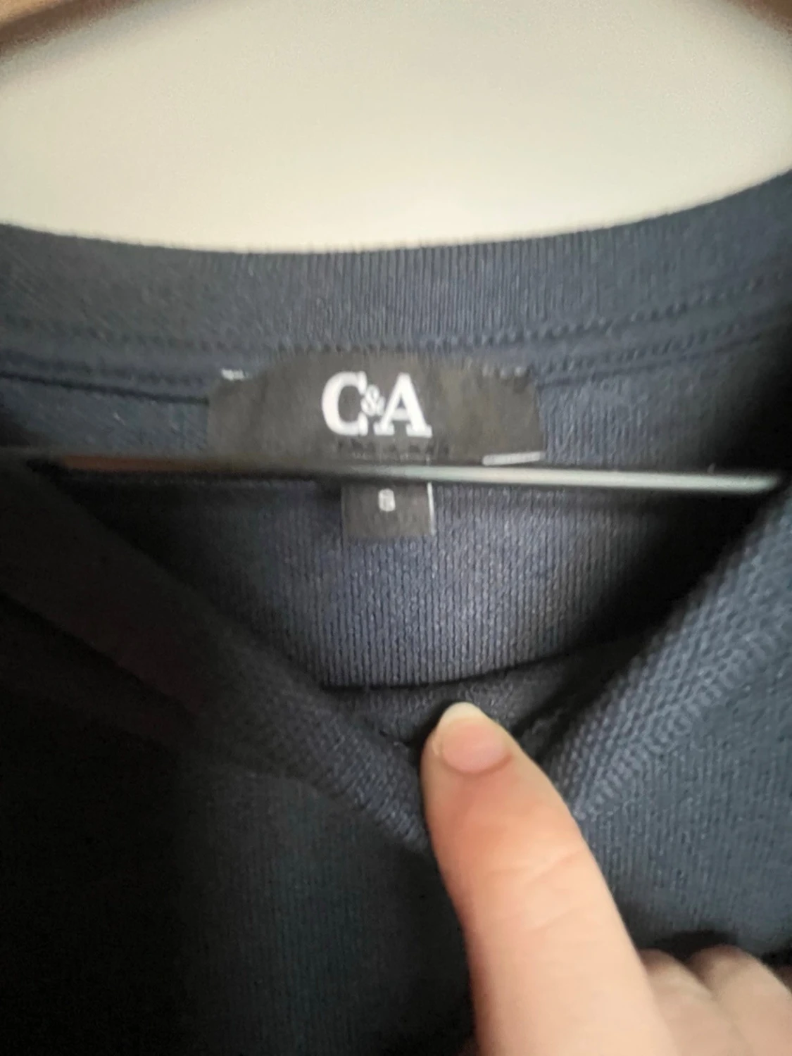 Mörkblå croppad topp från C&A - 1