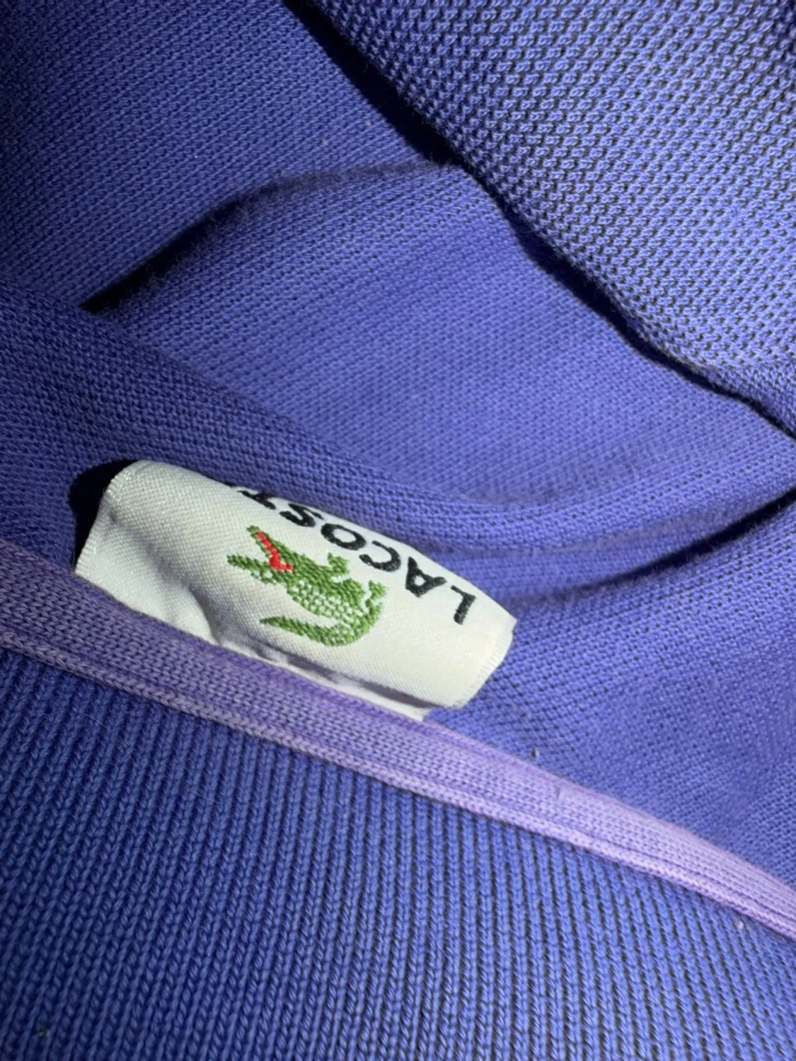 Lila pikétröja från Lacoste - 1