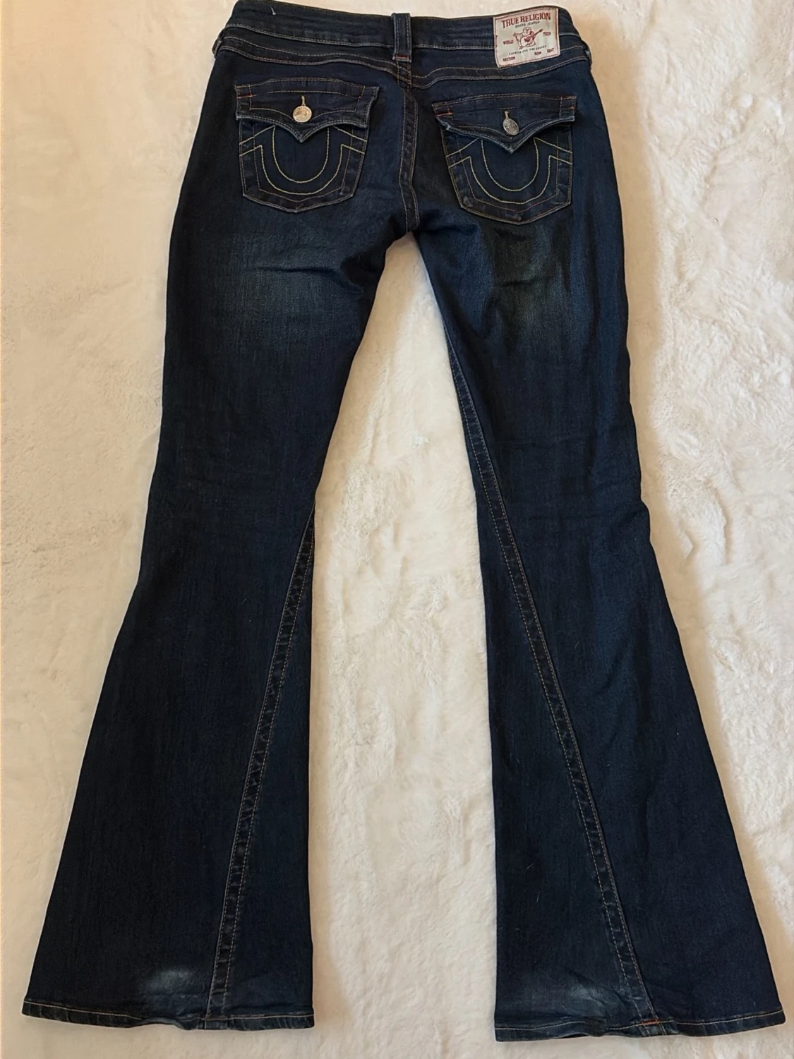 Mörkblå true religion jeans - 1