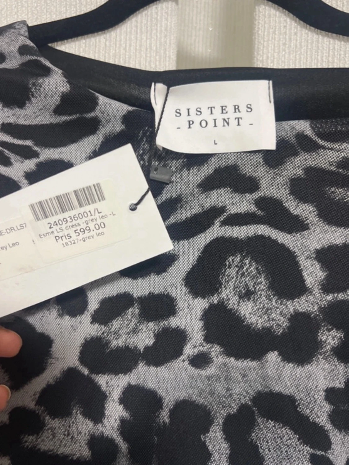 Leopardmönstrad långklänning Sisters Point - 1