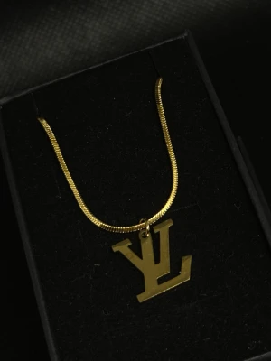 Halsband - Helt ny guldfärgad halsband i rostfritt stål.