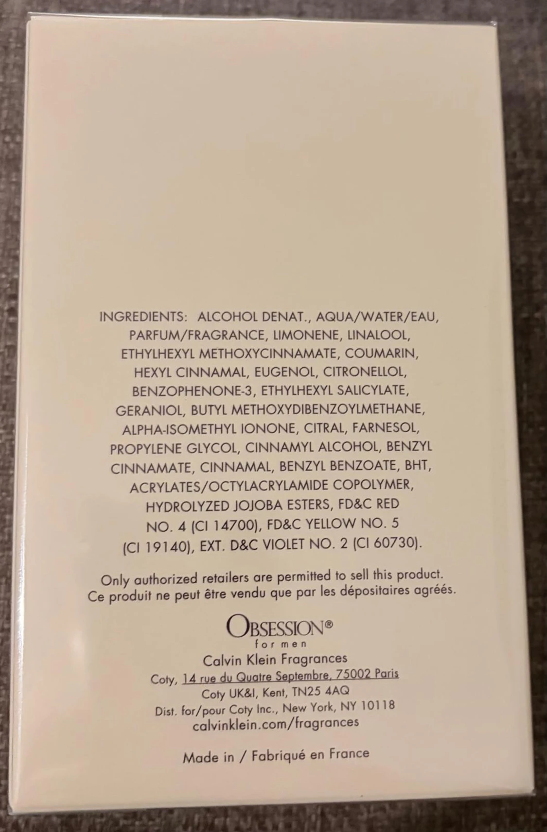 Calvin klein Obsession - 1