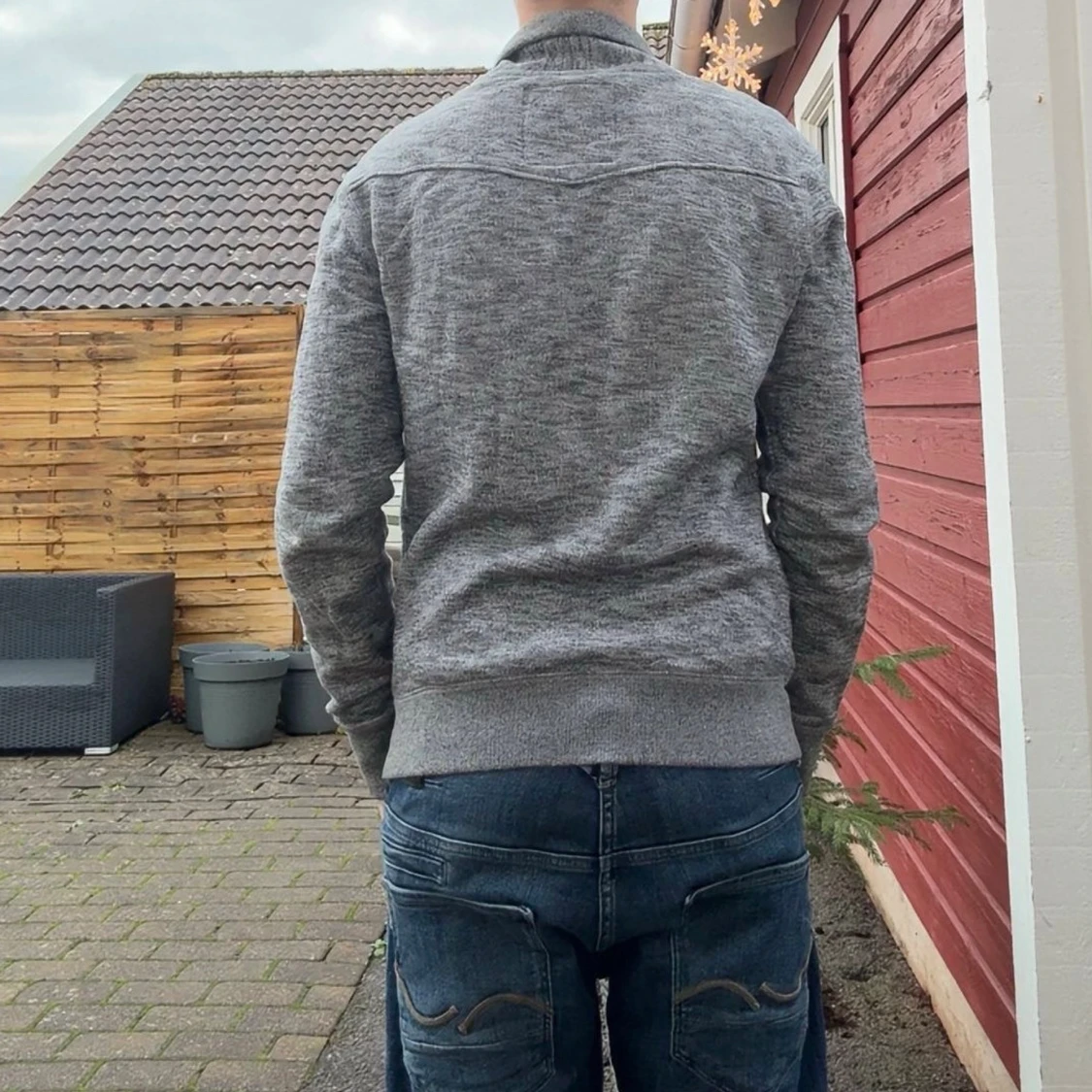 Stickad cardigan - 1