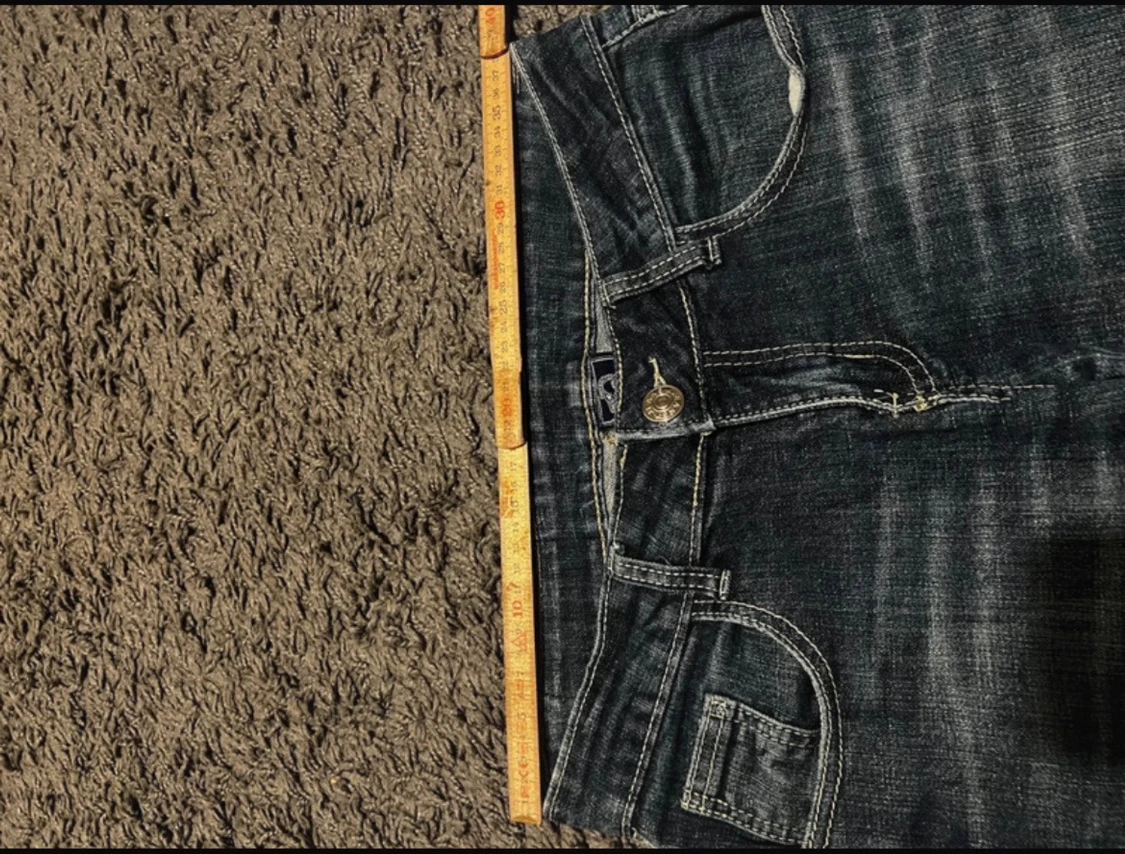 Mörkblå Victoria-Beckham jeans  - 4