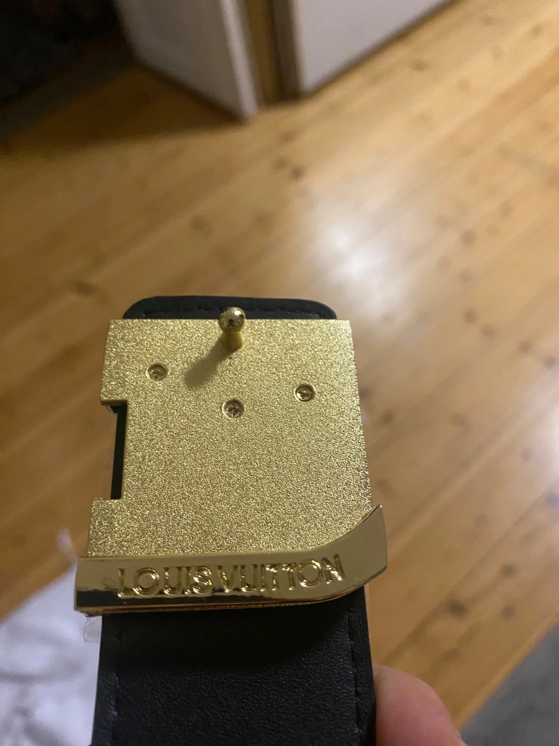 svart läderbälte - 3