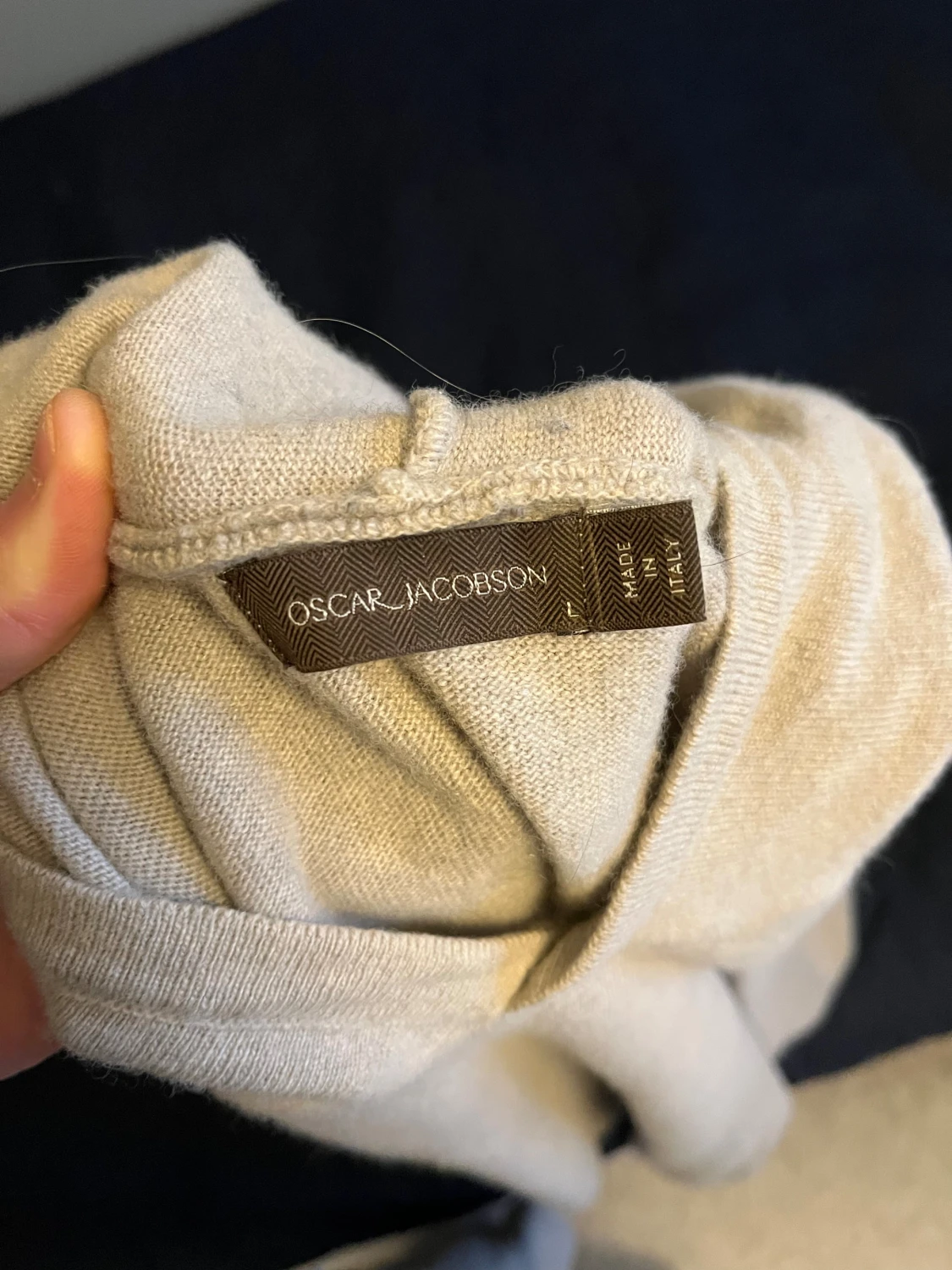 Beige hoodie från Oscar Jacobson - 2