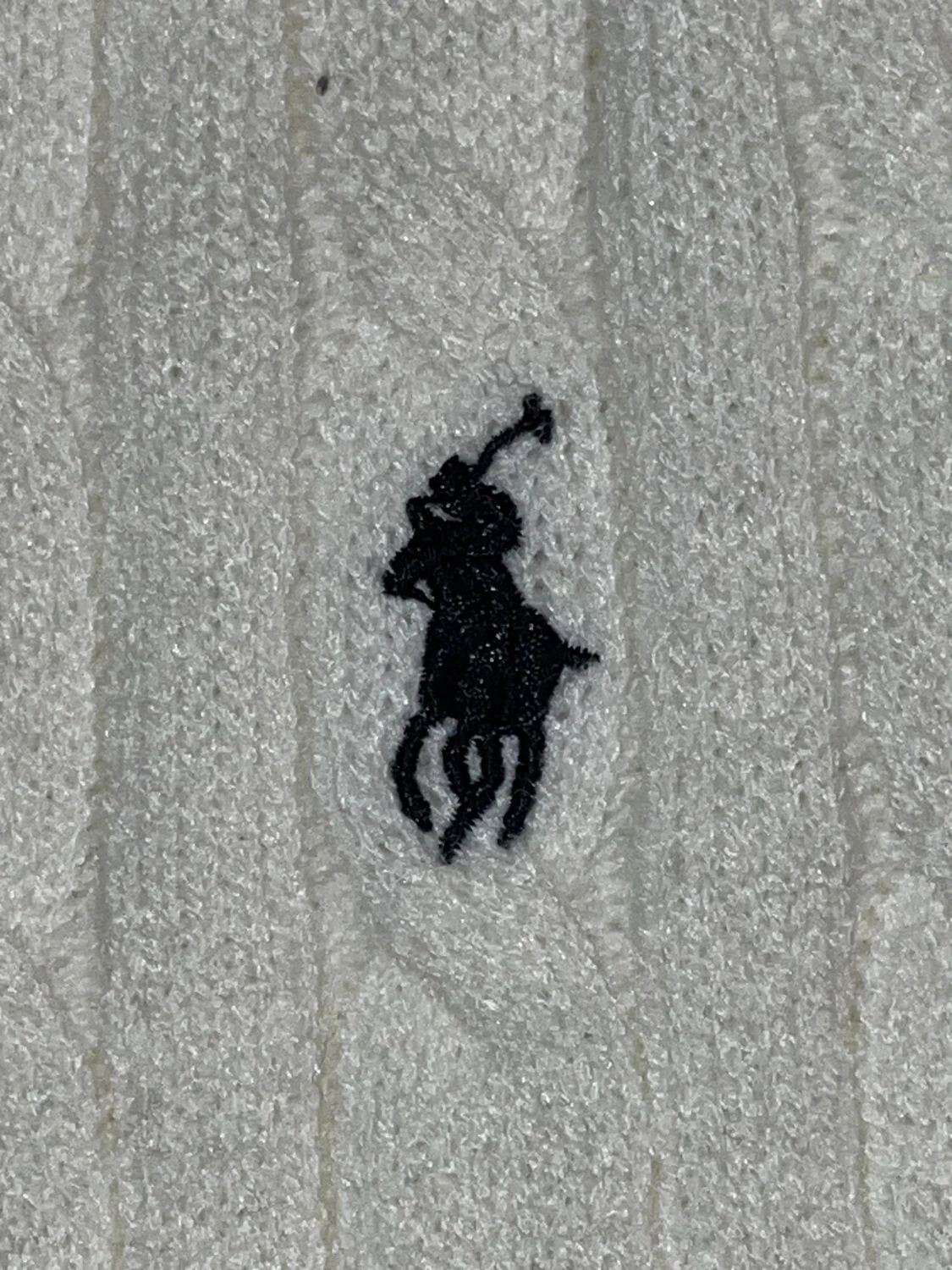 Vit stickad tröja Polo Ralph Lauren - 2