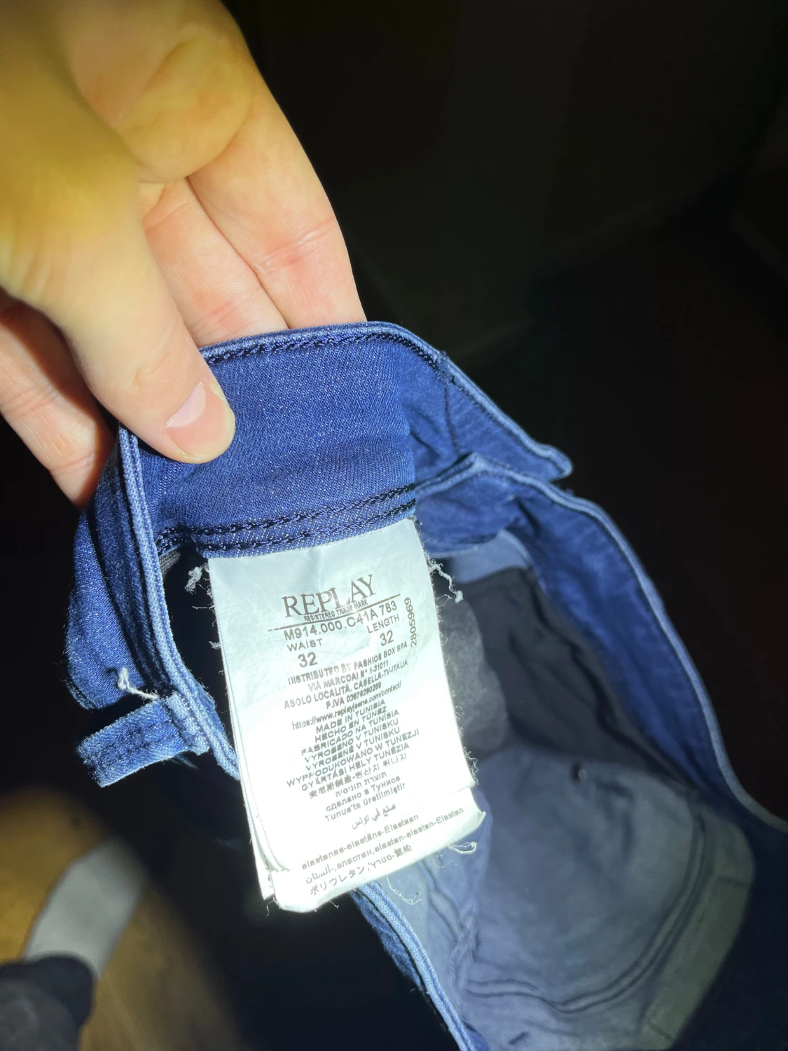 Replay Anbass jeans blå 32/32 - 3