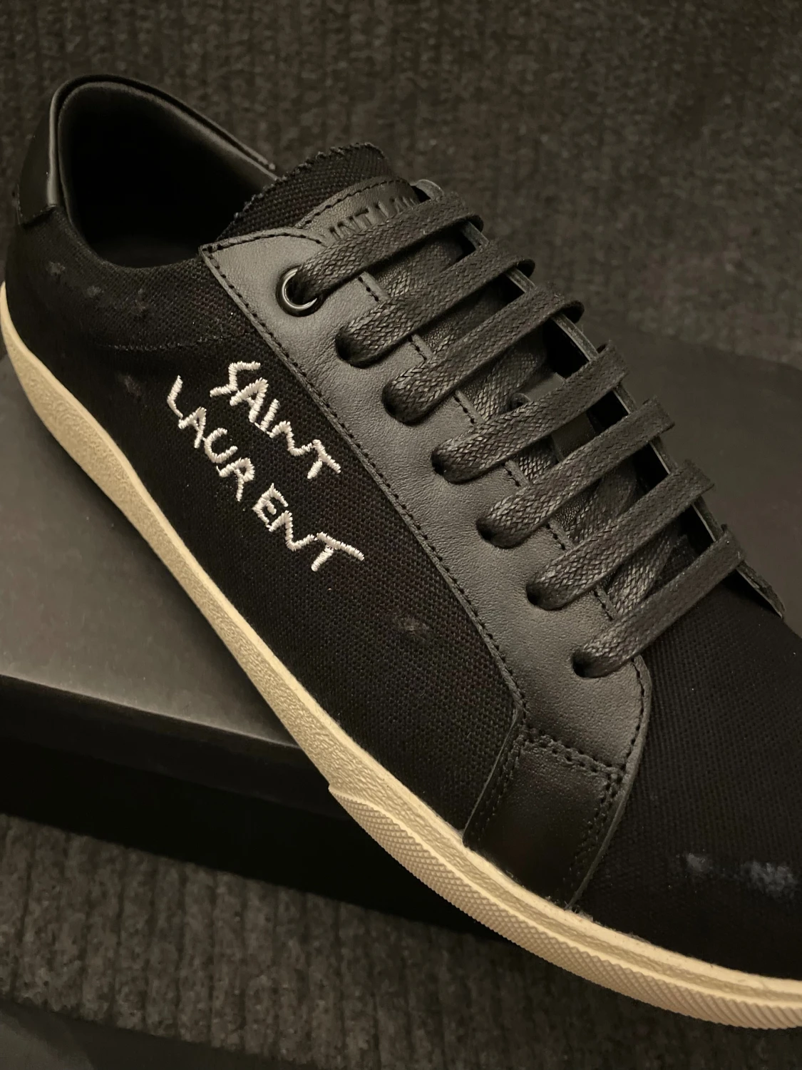 Svarta Saint Laurent skor - 3