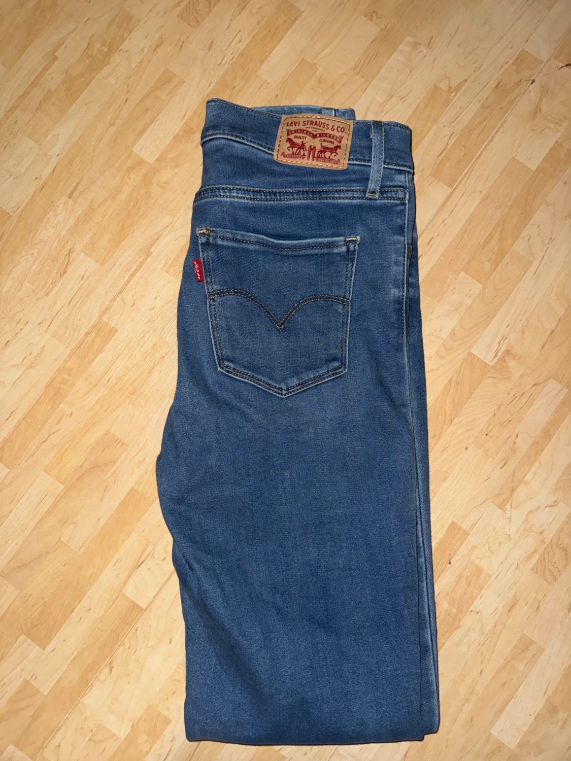 Levi's 720 blå skinny jeans