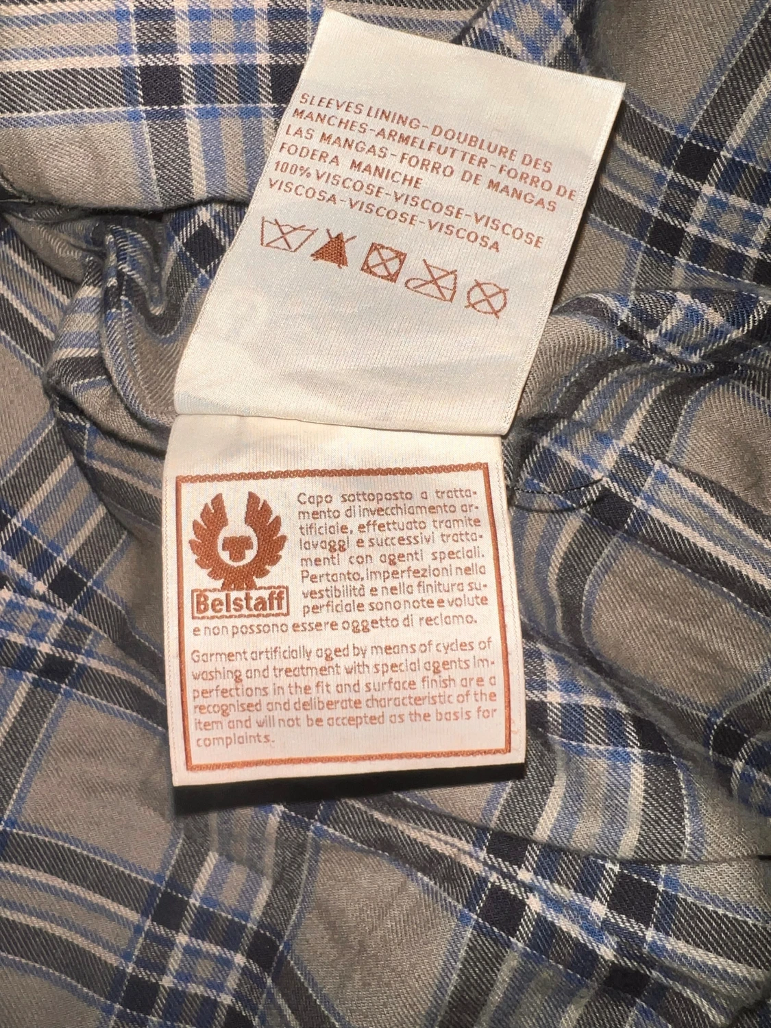 Brun skinnjacka med bälte från Belstaff - 4