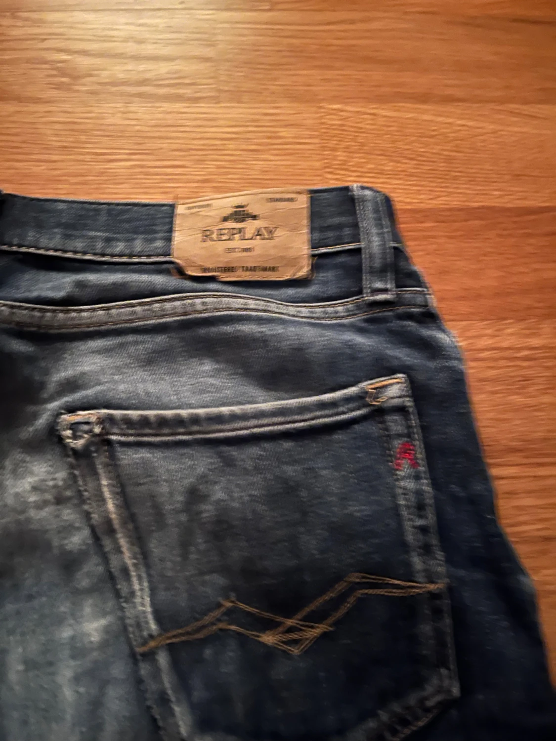Blåa replay jeans w28 - 2