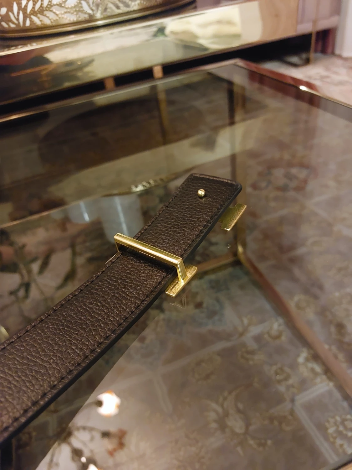 H Bälte Guld Svart - 3