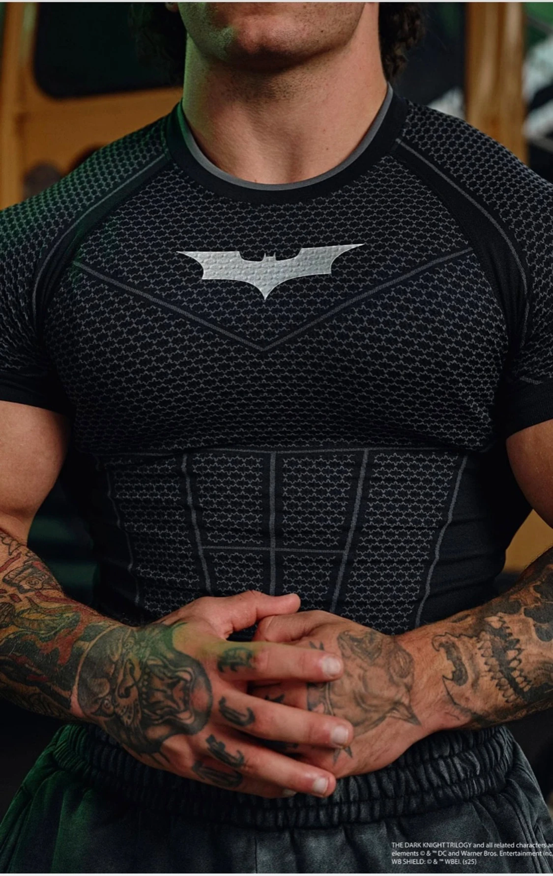 Batman svart tight t-shirt Youngla  - 2