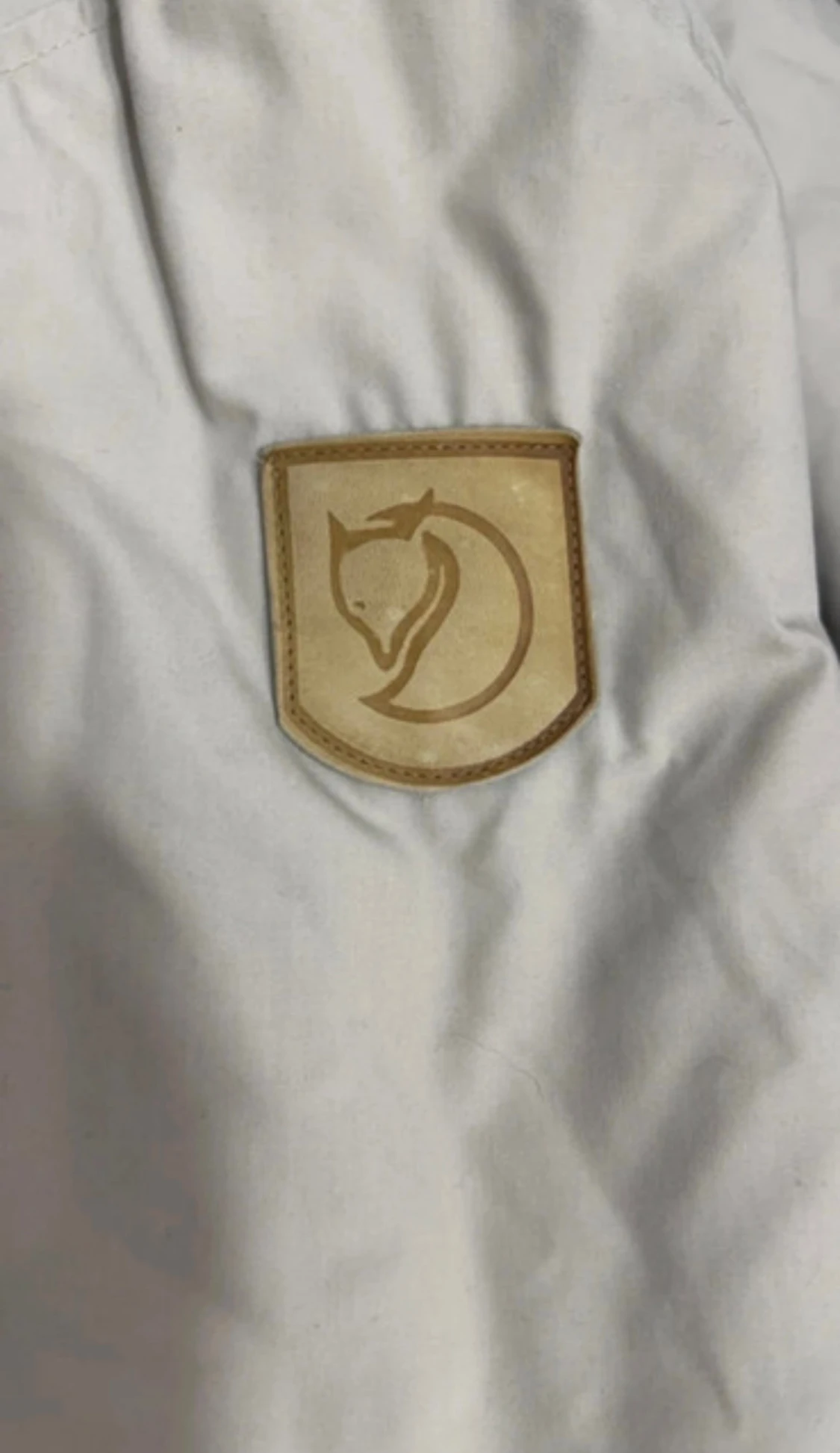 Beige Fjällräven parkajacka M - 4