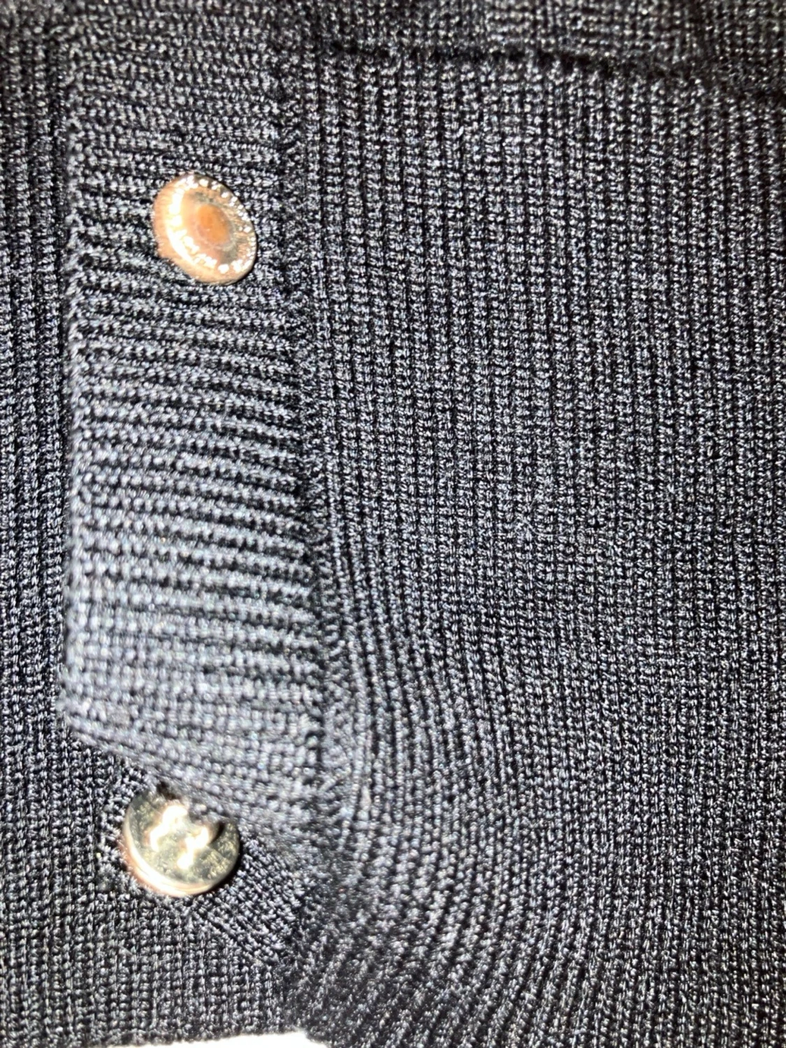 Svart kofta med knappar storlek xs - 2