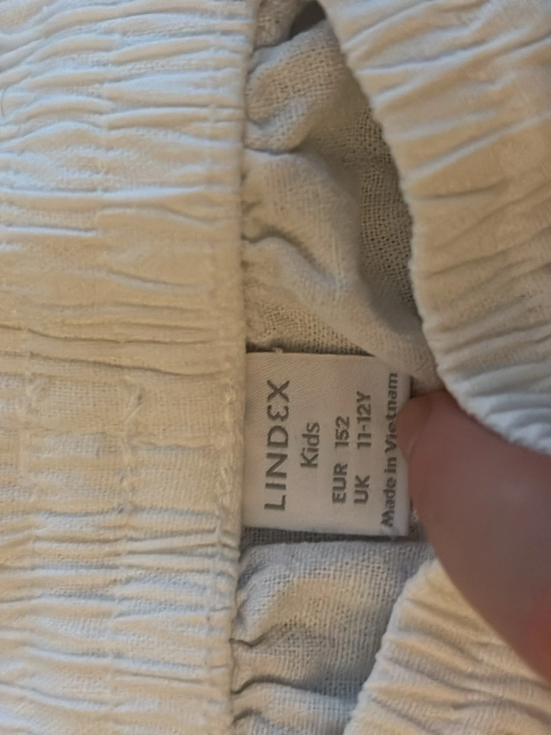 Vita linnebyxor från Lindex - 1