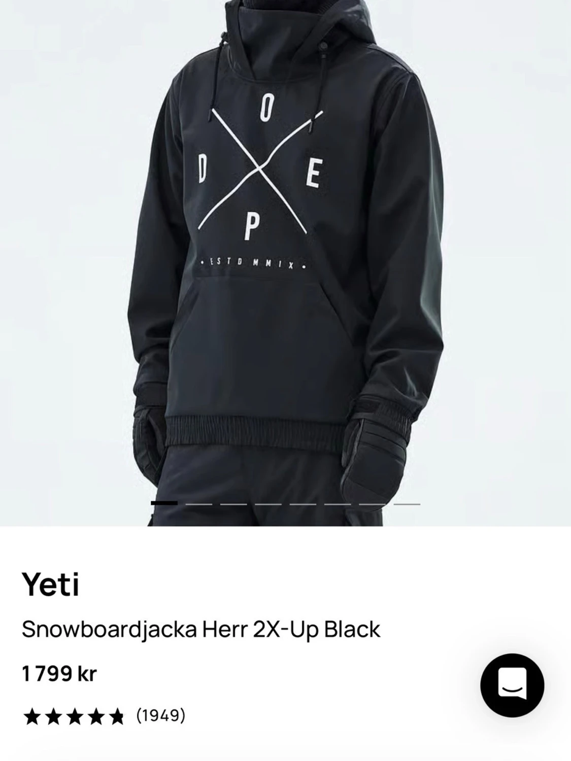 Yeti WSnowboardjacka  2X-Up Black - 4