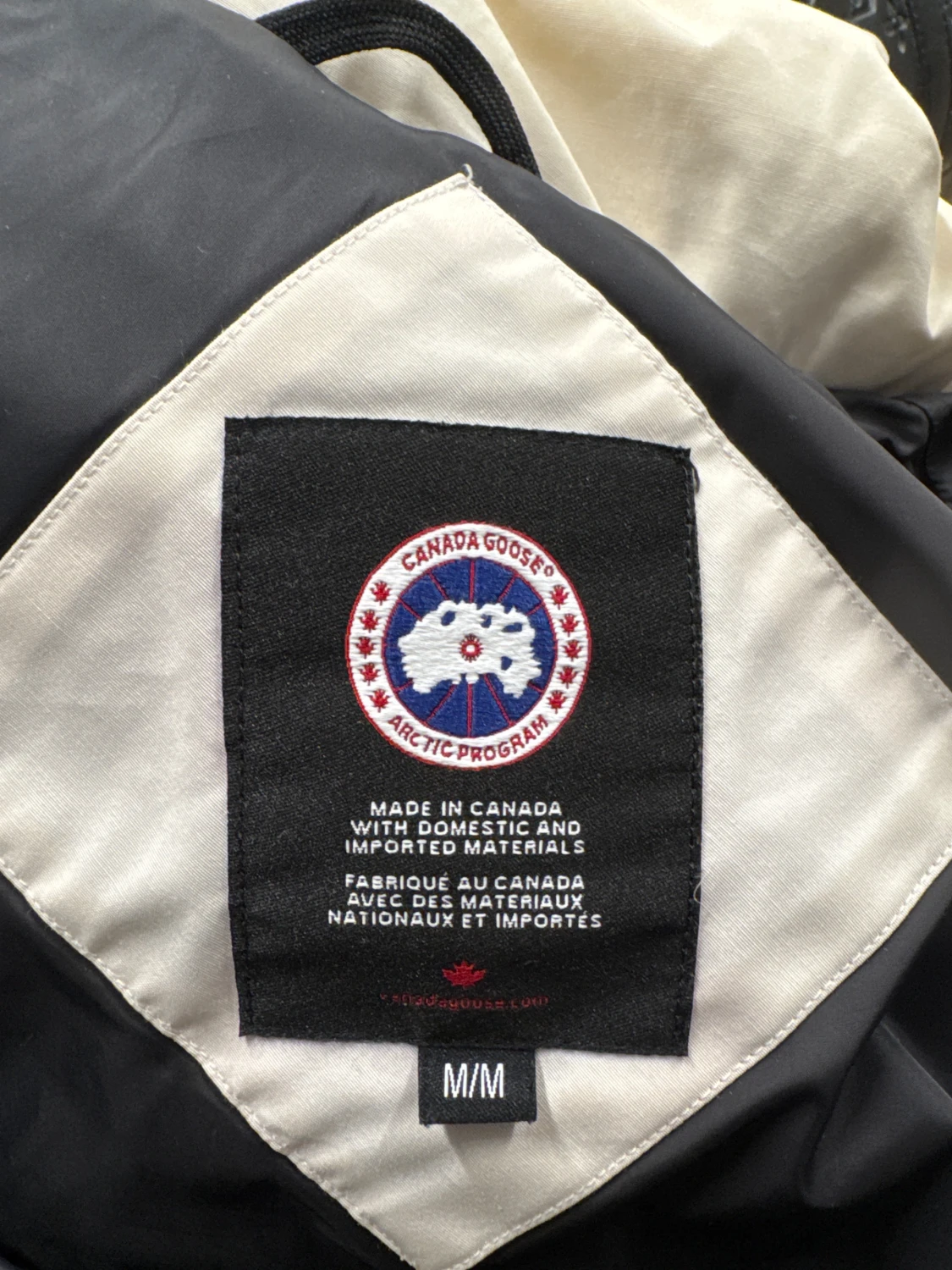 Vit pufferjacka från Canada Goose - 4