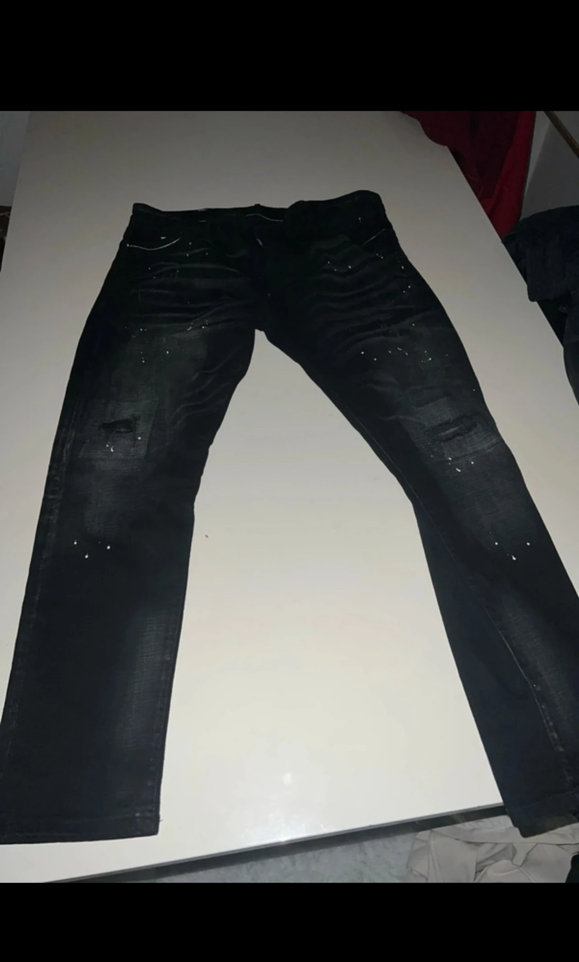Svarta Dsquared2 jeans med detaljer - 1