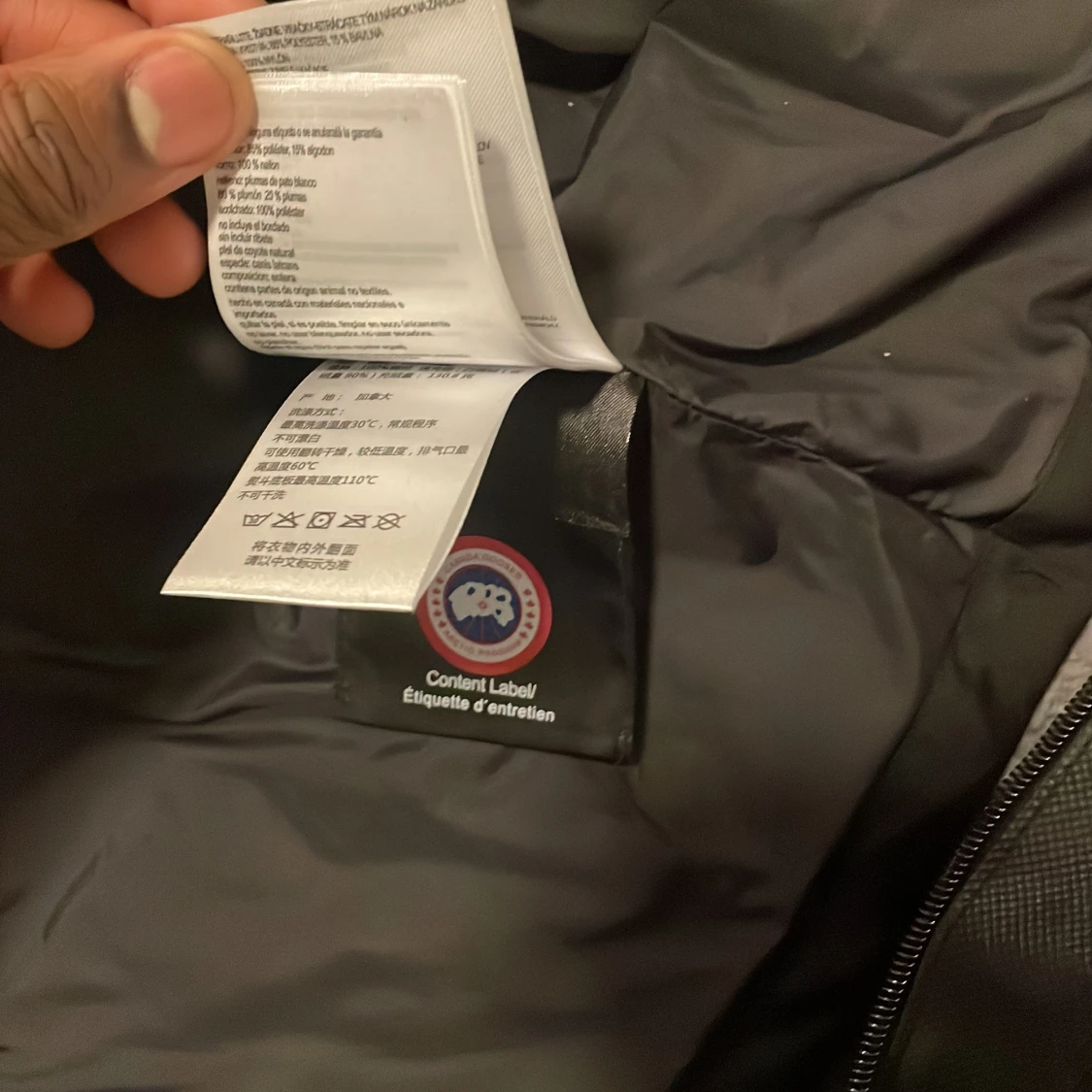 Svart dunjacka från Canada Goose S - 3