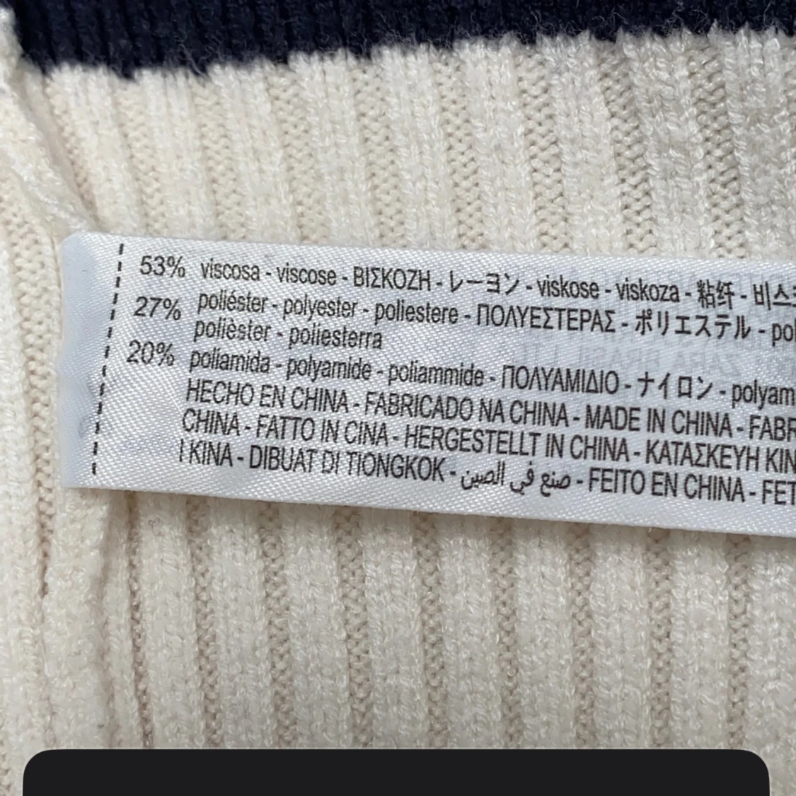 Randig hoodie med dragkedja från Zara - 5