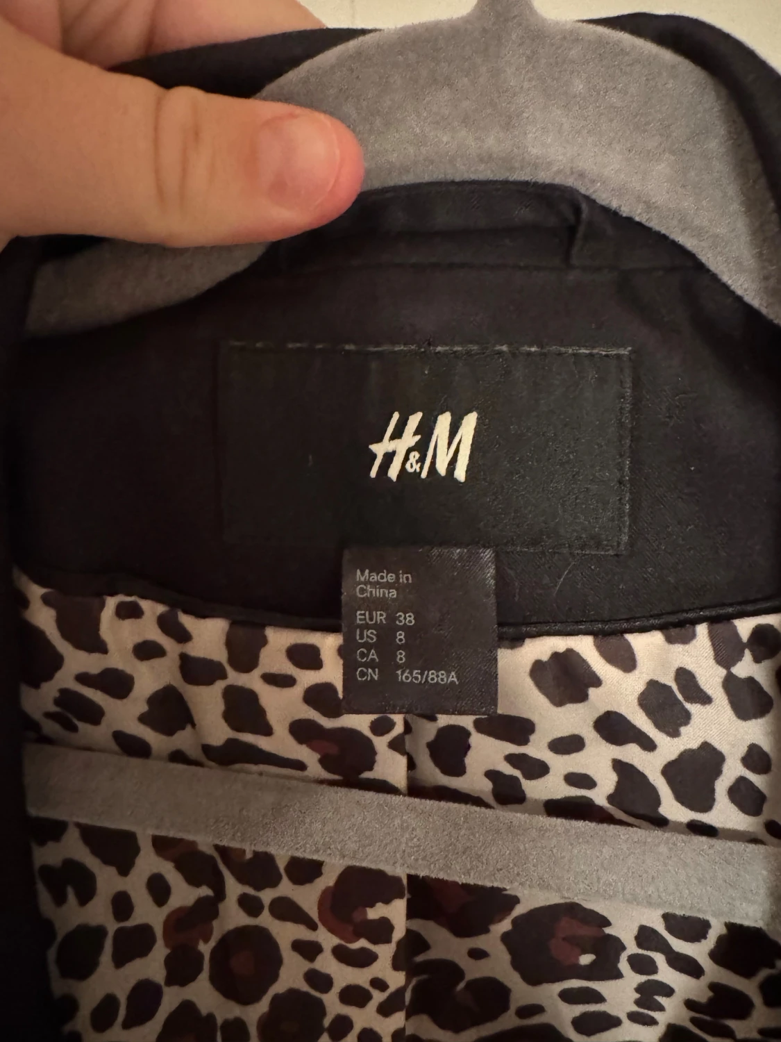 Svart kavaj från H&M, stl 38 - 2