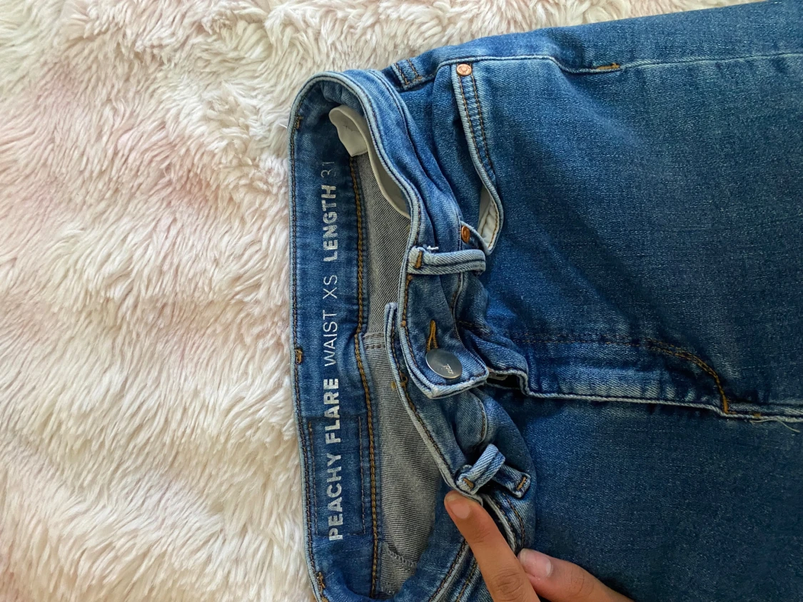 Blå Flare jeans XS - 2