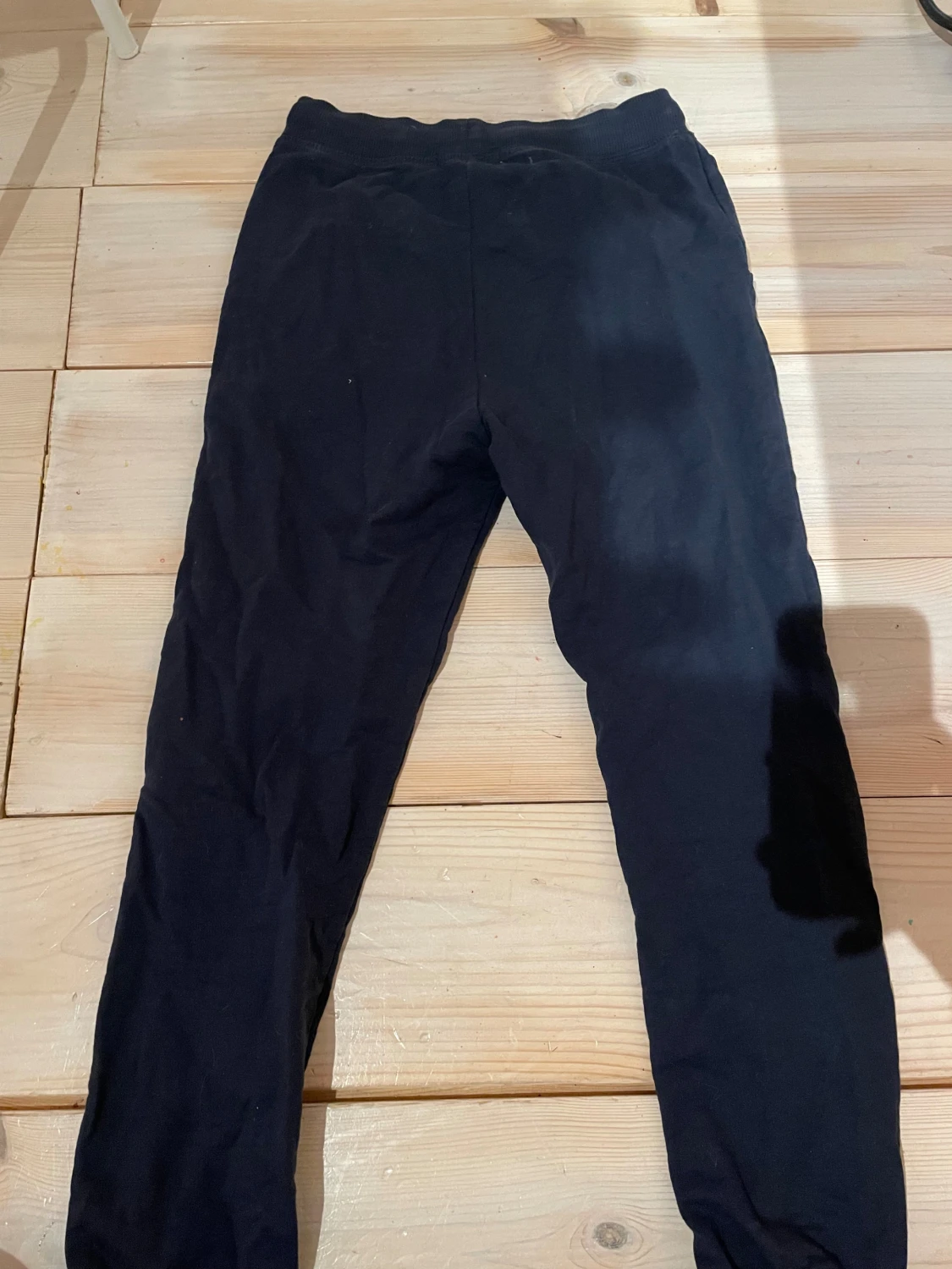 Mörkblå mjukisbyxor från 157 - 3
