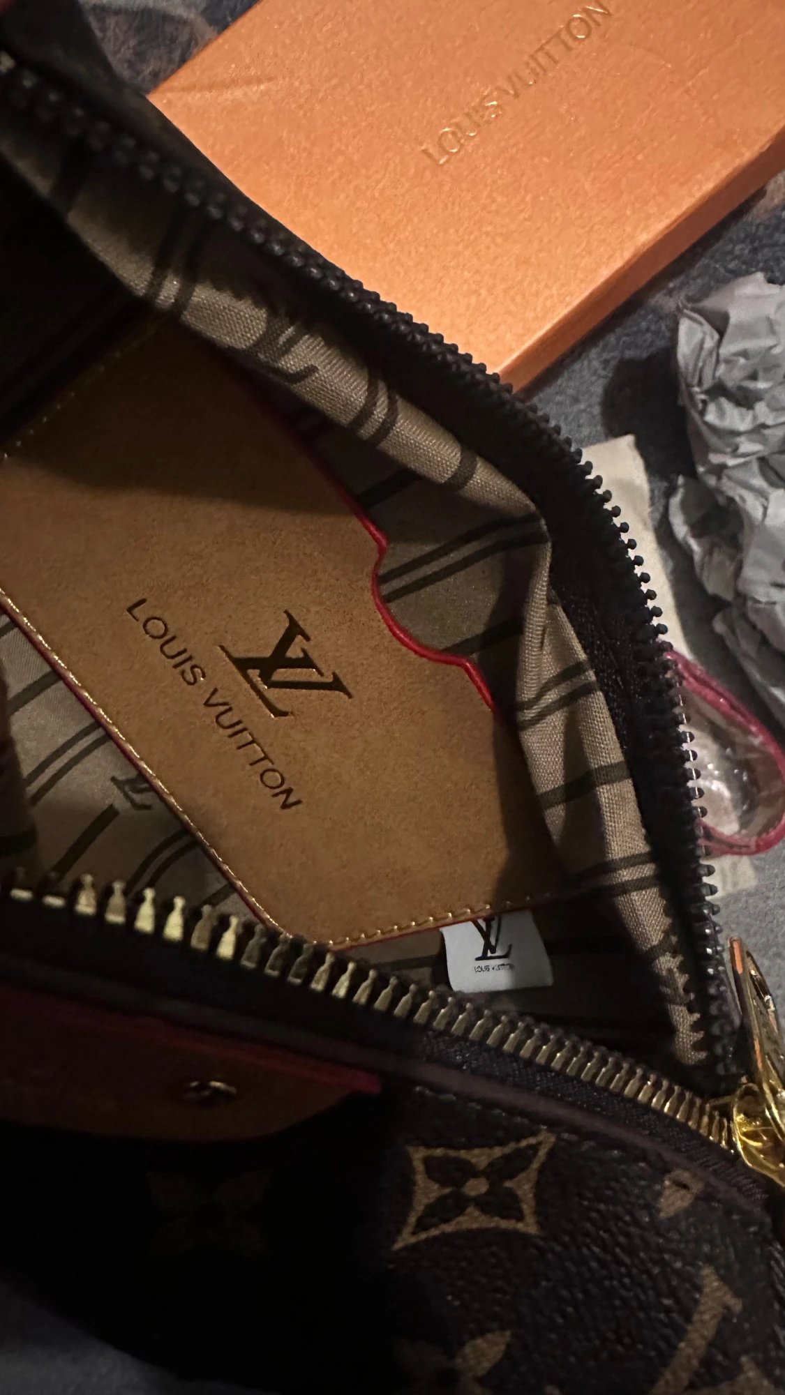 Louis Vuitton monogram axelväska - 1