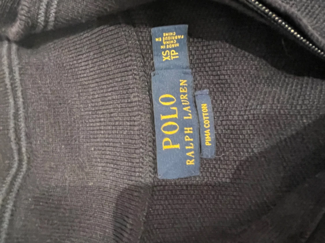 Blå Ralph Lauren Hoodie Hel Zip - 2