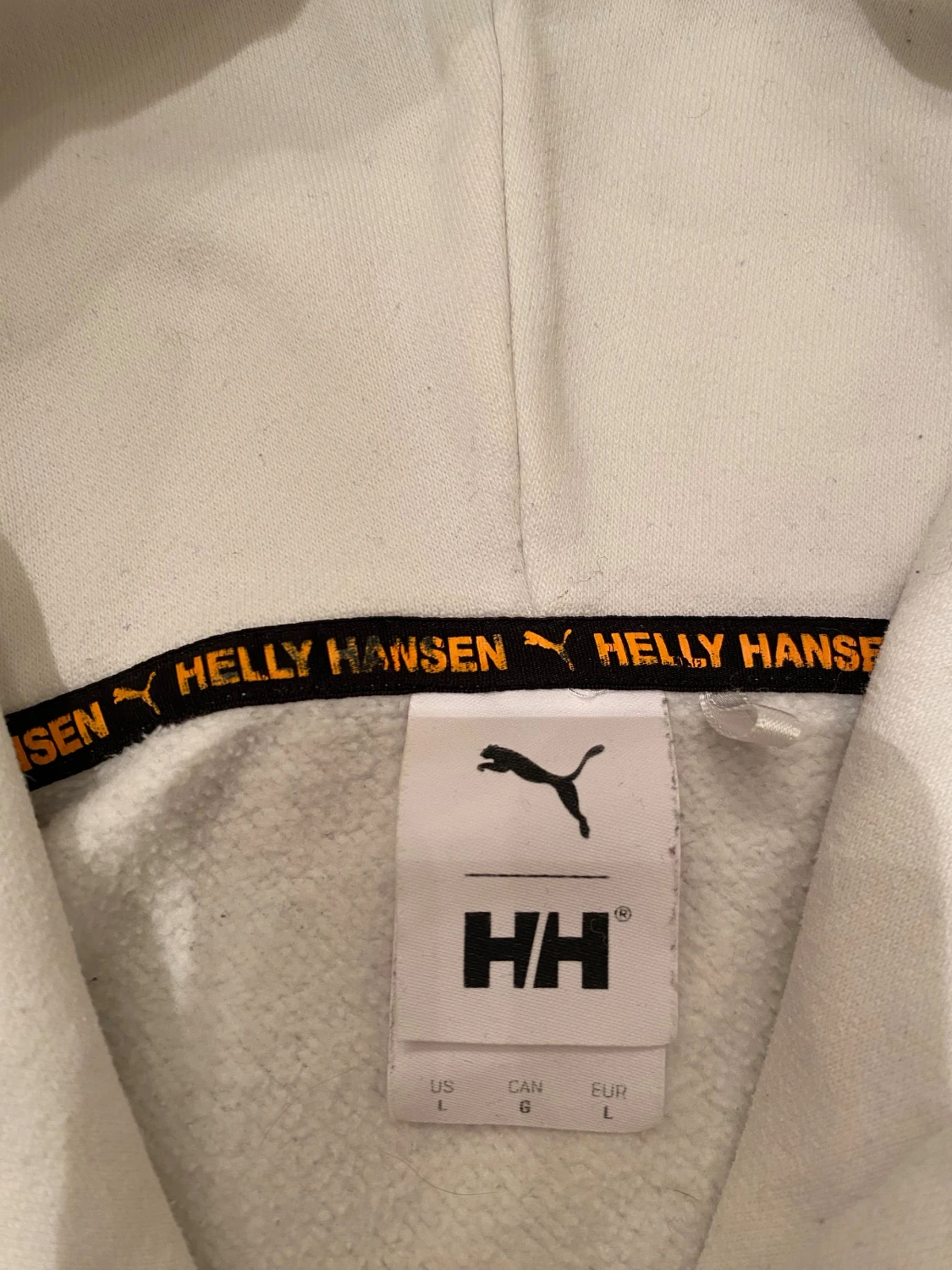 Helly Hansen puma collab hoodie vit - 2