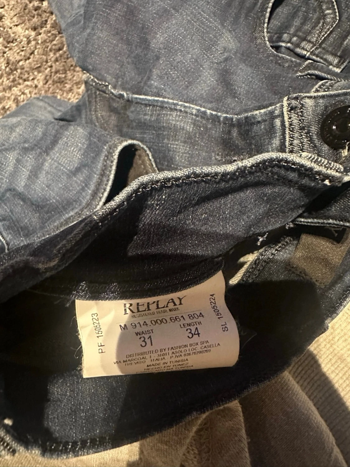 Replay Anbass jeans blå 31/34 - 2