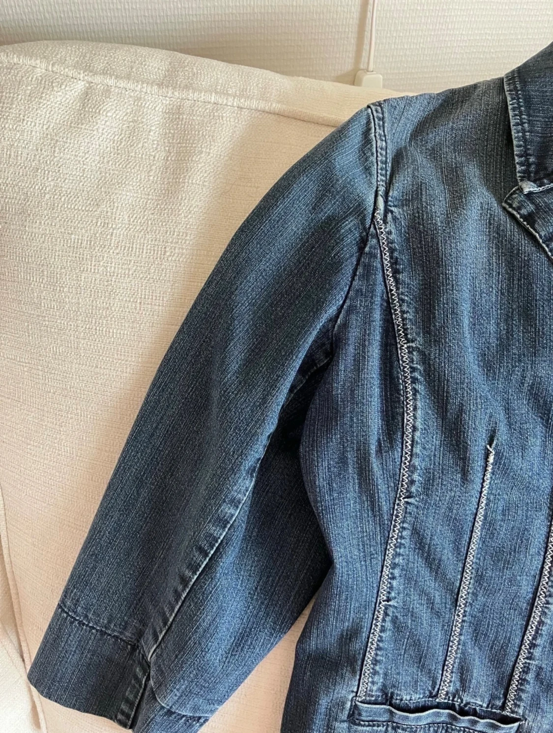 Blå jeanskavaj från Ecru - 2