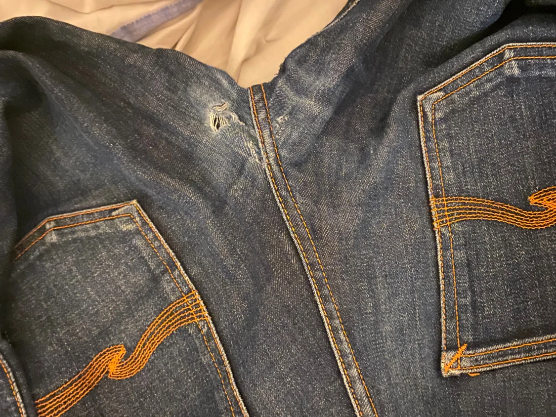 Mörkblå skinny jeans från Nudie - 3