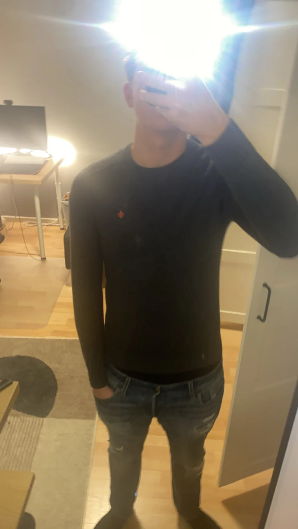 Stickad tröja från Morris