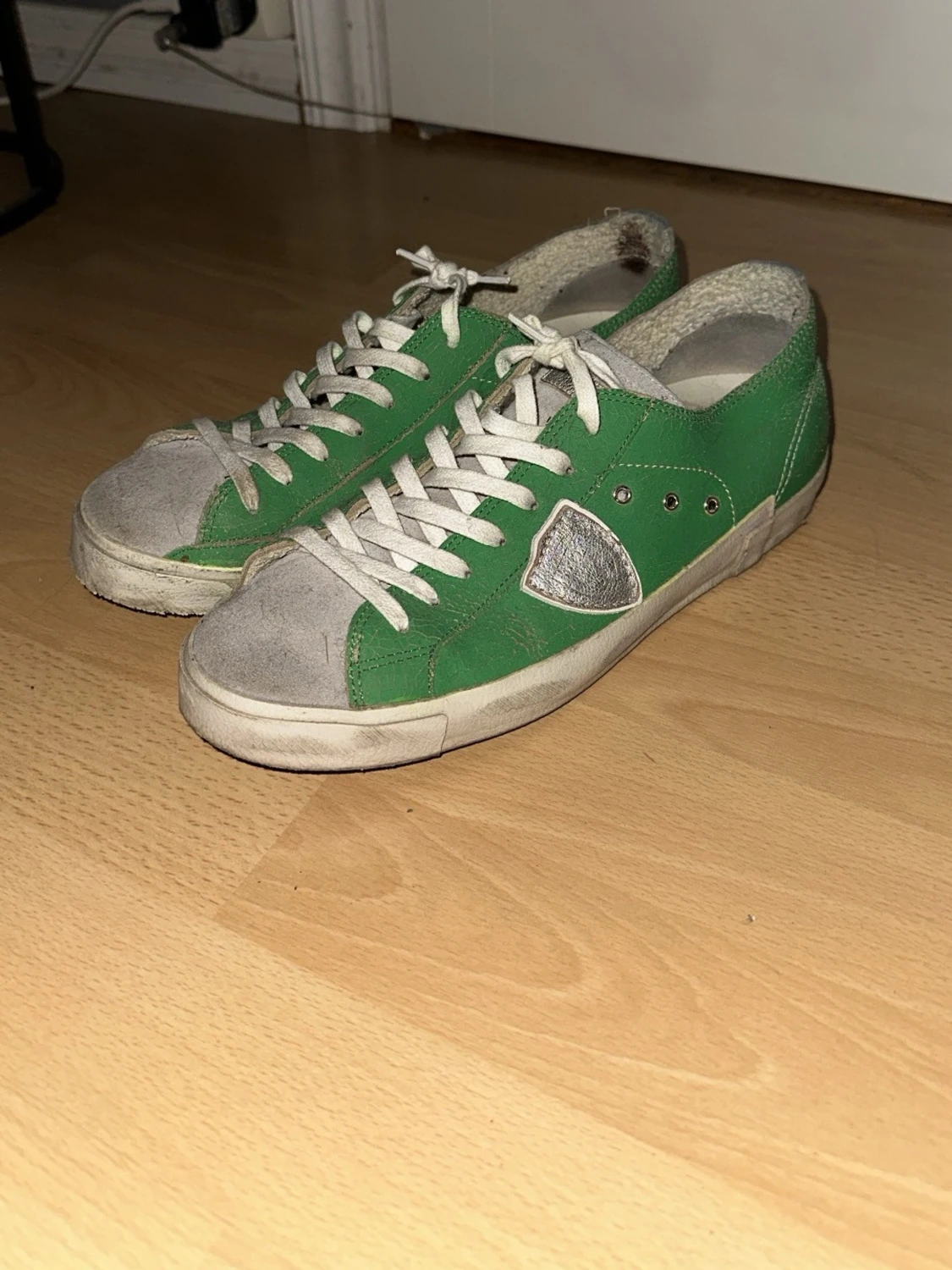 Gröna Philippe Model sneakers