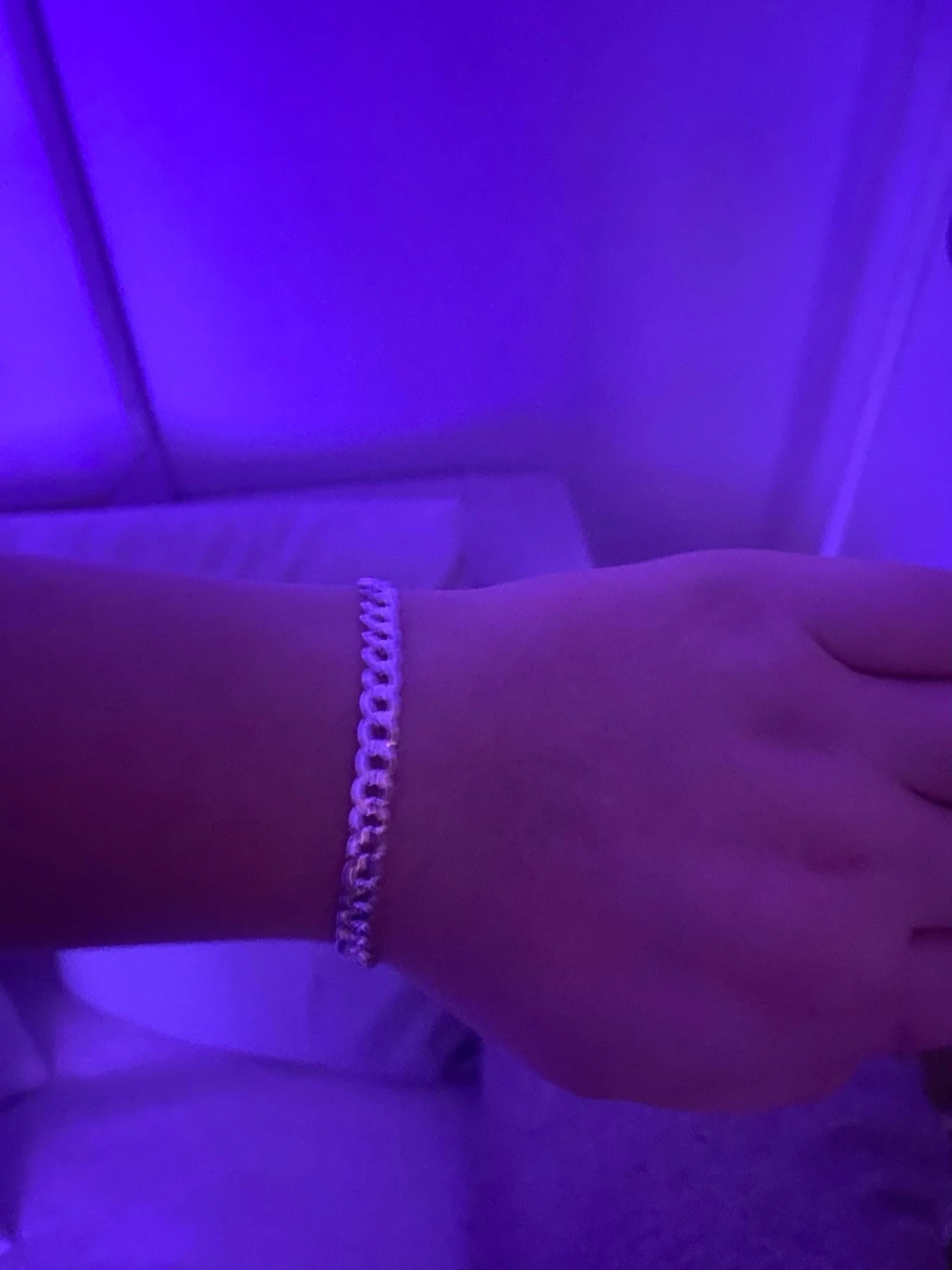 Silverfärgad tvinnad kedjeväst - 3