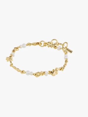 Armband - Fint armband i guld med pärlor från Pilgrim