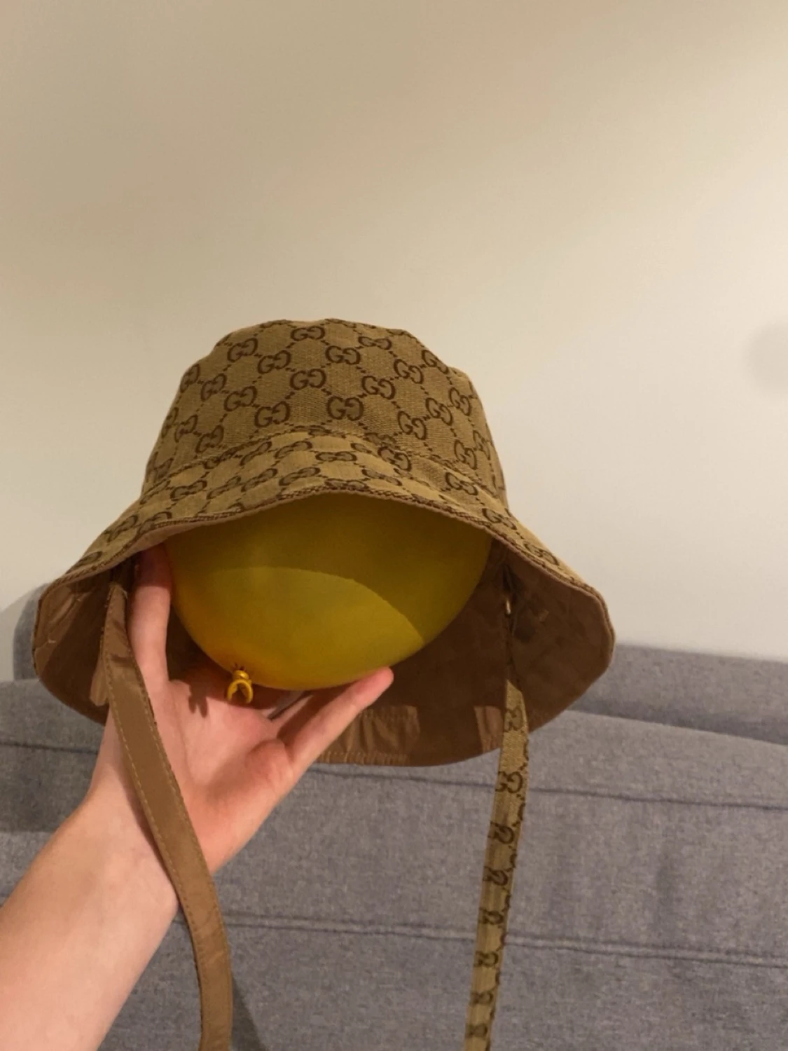 Beige bucket hat  - 3