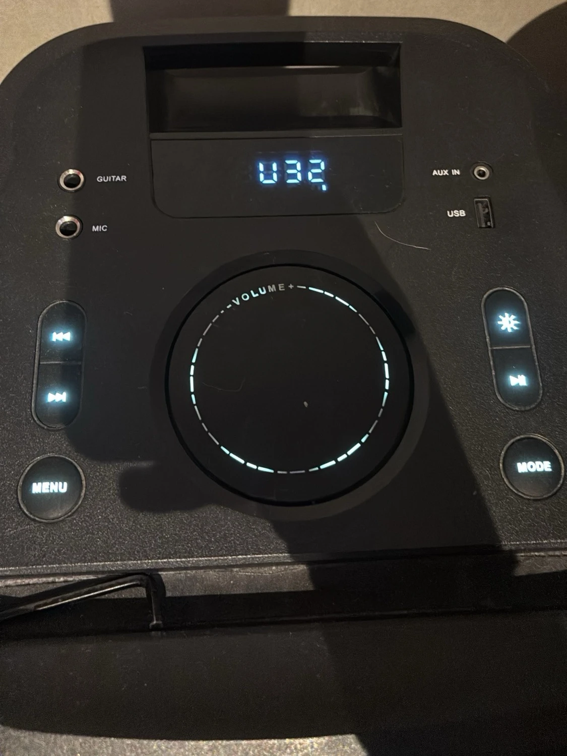 Partyhögtalare med LED-belysning - 6